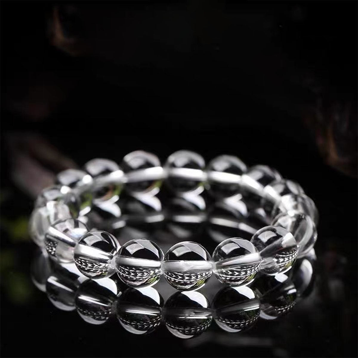 Natural Clear Quartz Bracelet - Genuine White Crystal Jewelry for Daily Wear, Promotes Clarity & Positive Energy