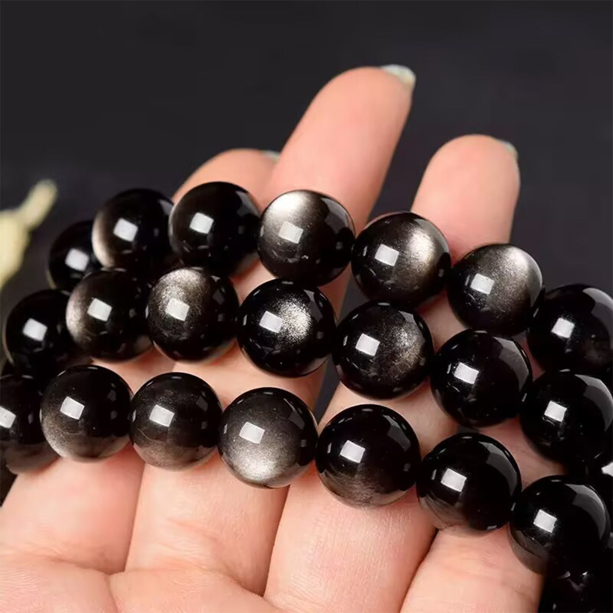 Obsidian Collection - Rainbow Obsidian, Gold Sheen Obsidian, Silver Sheen Obsidian & Black Obsidian Gemstones