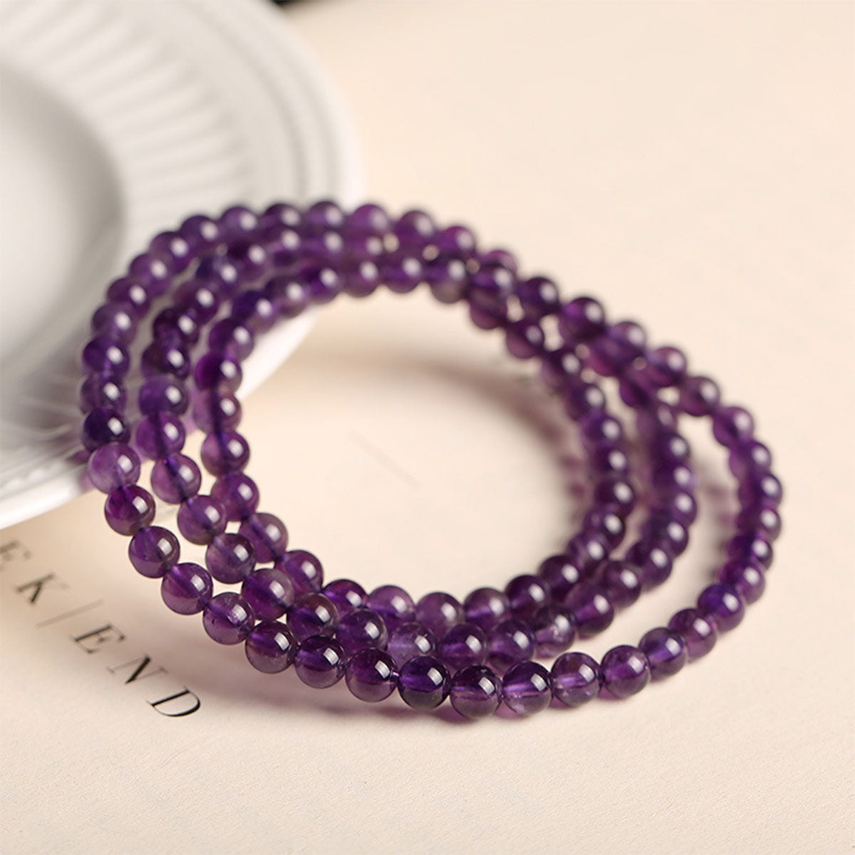 Natural Amethyst Bracelet for Women - Genuine Crystal Jewelry with Healing Energy, Dainty Design for Daily Wear