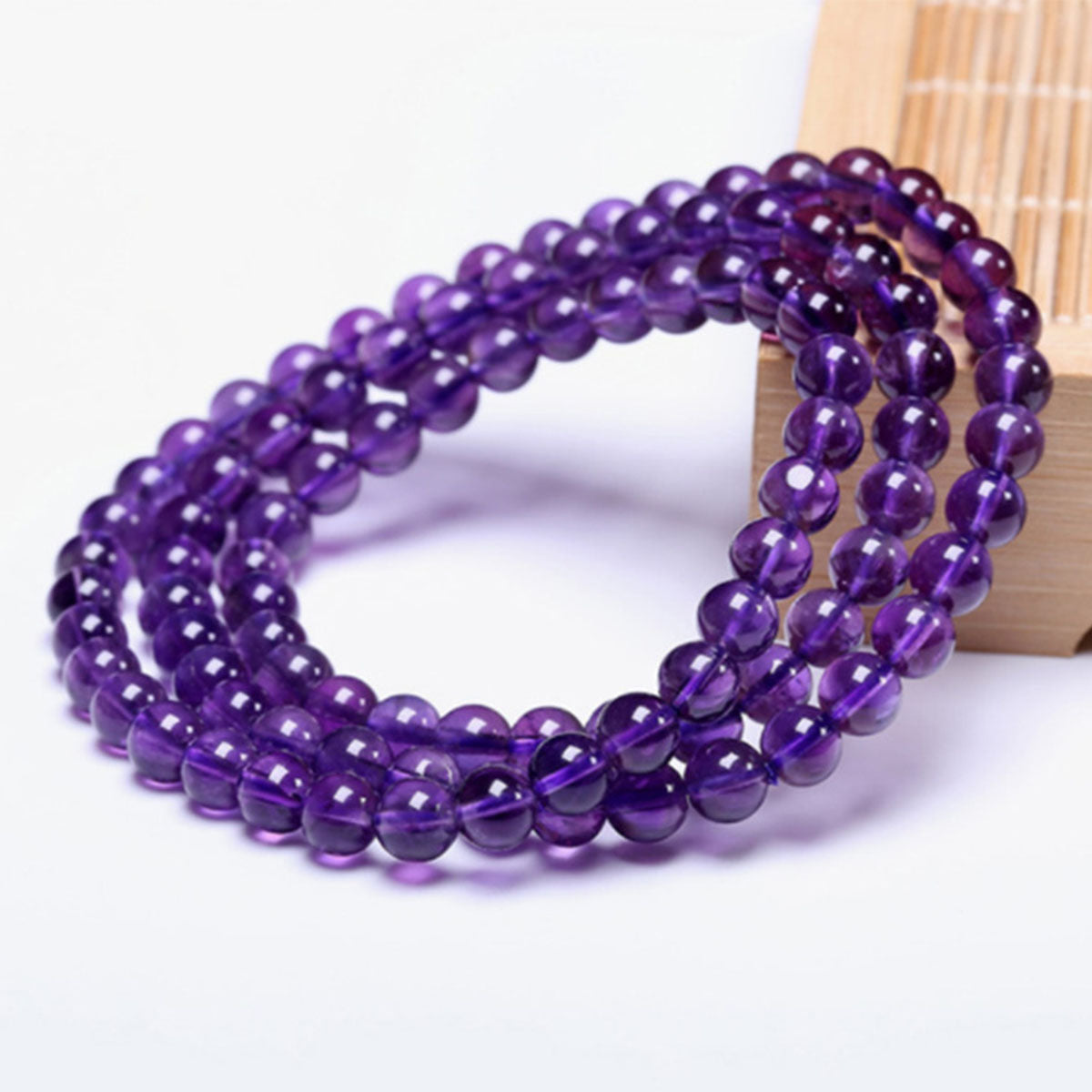 Natural Amethyst Bracelet for Women - Genuine Crystal Jewelry with Healing Energy, Dainty Design for Daily Wear