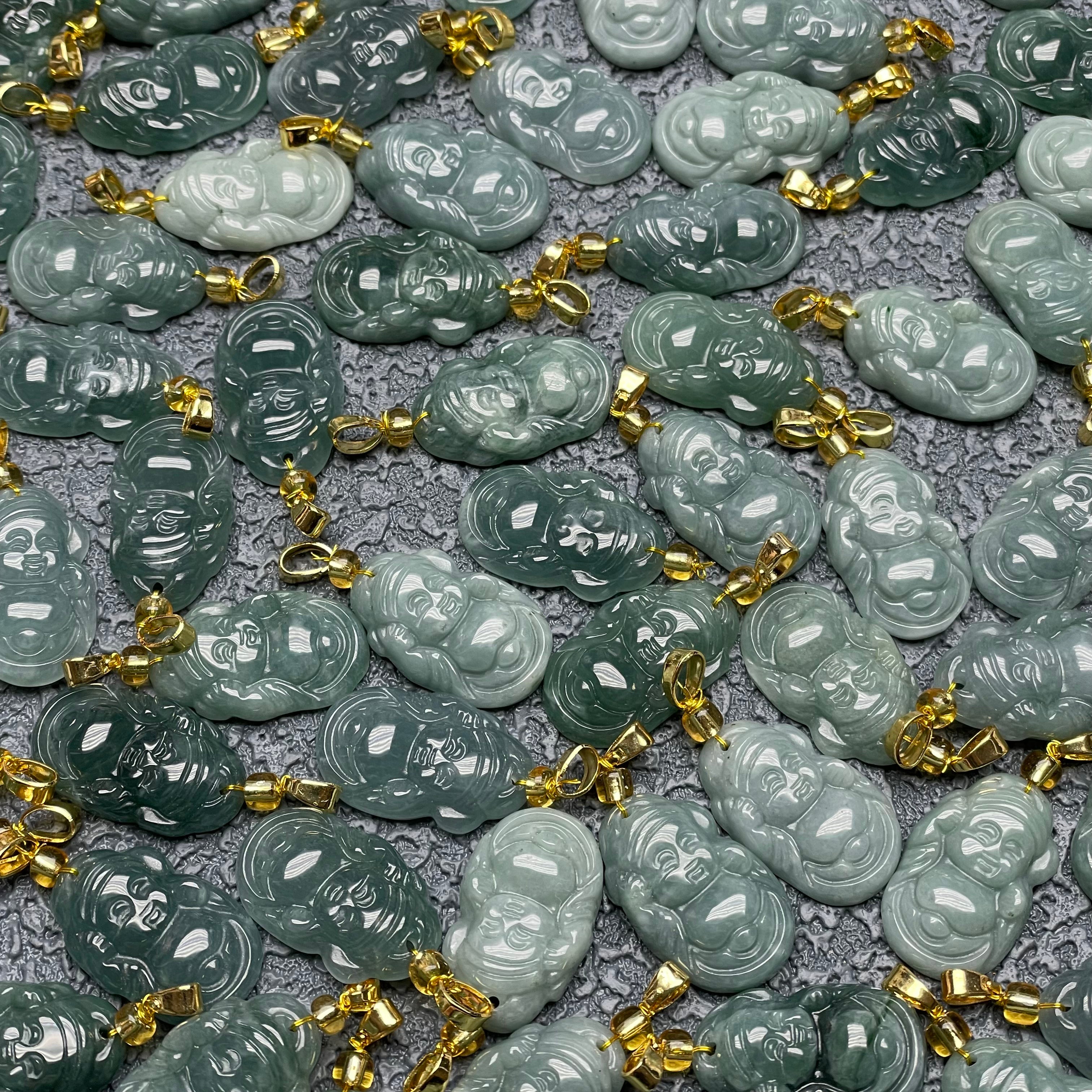 Jade Buddha charm