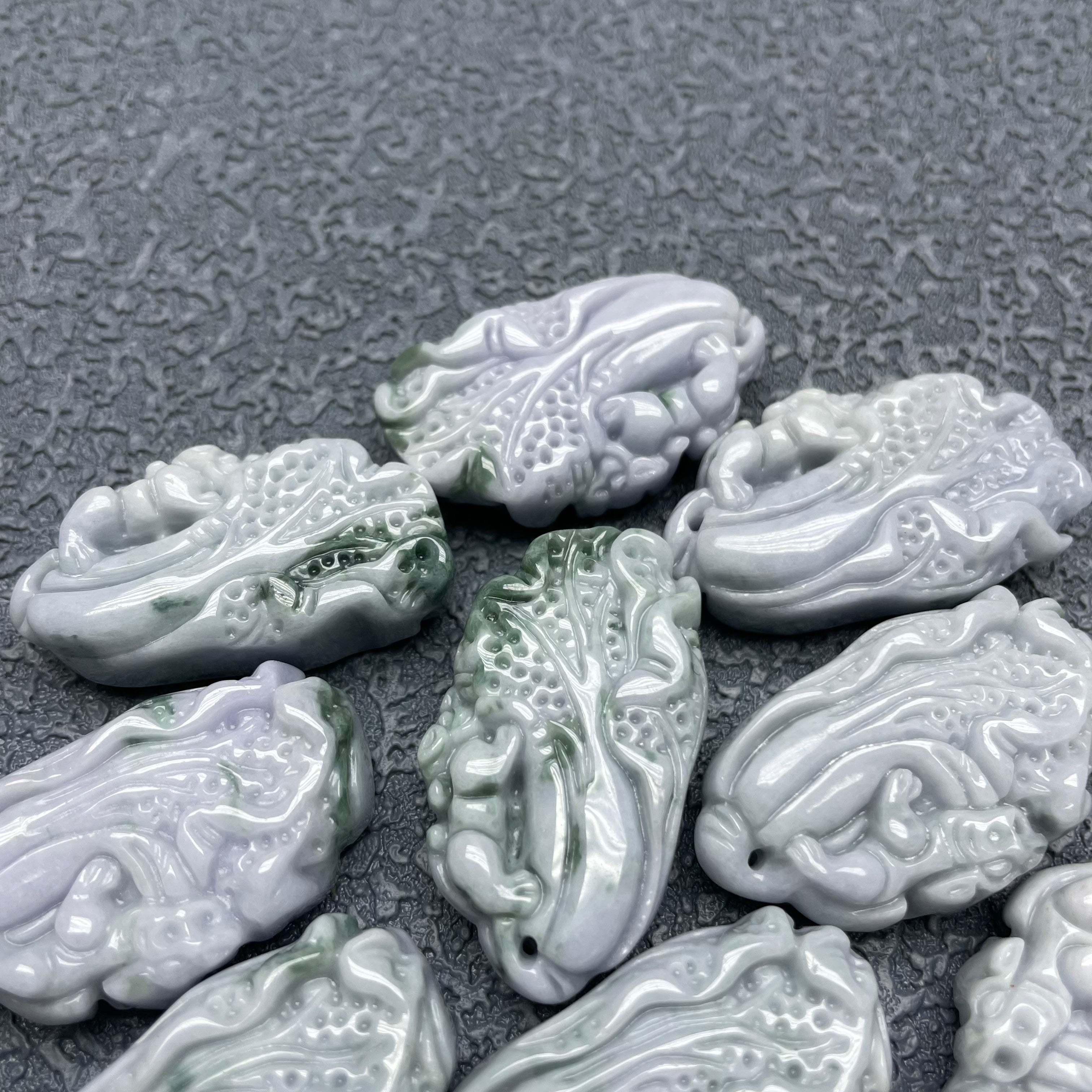 Jade cabbage pendants