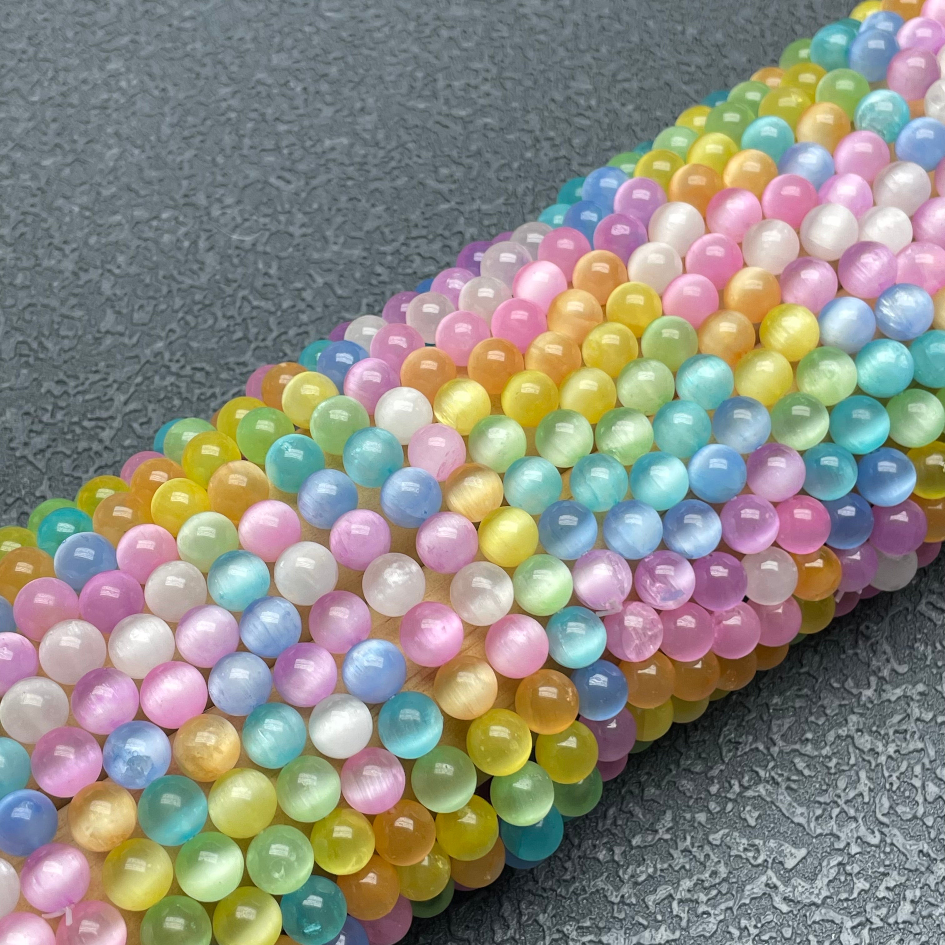 Colorful Selenite bracelet