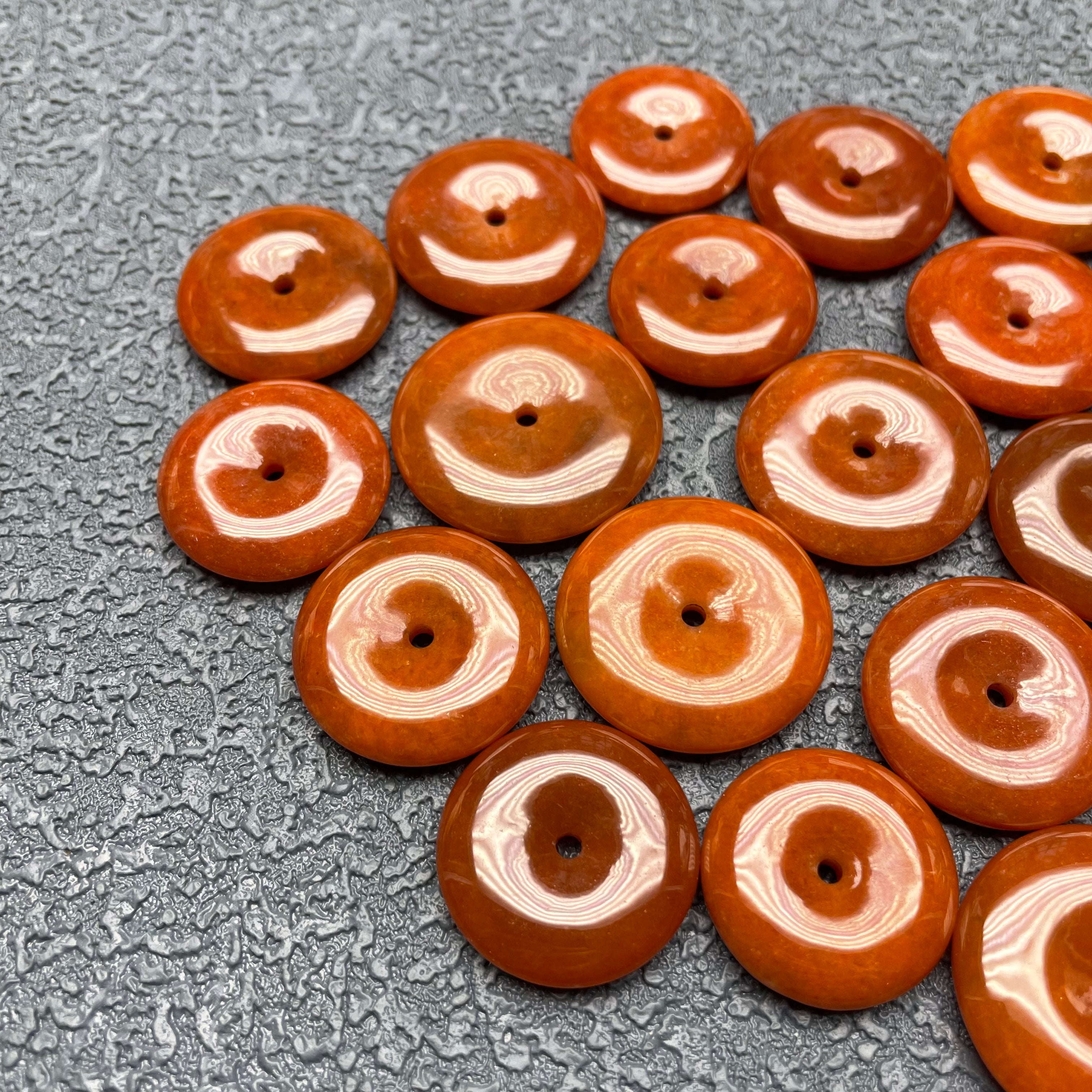 Red jade peace charm