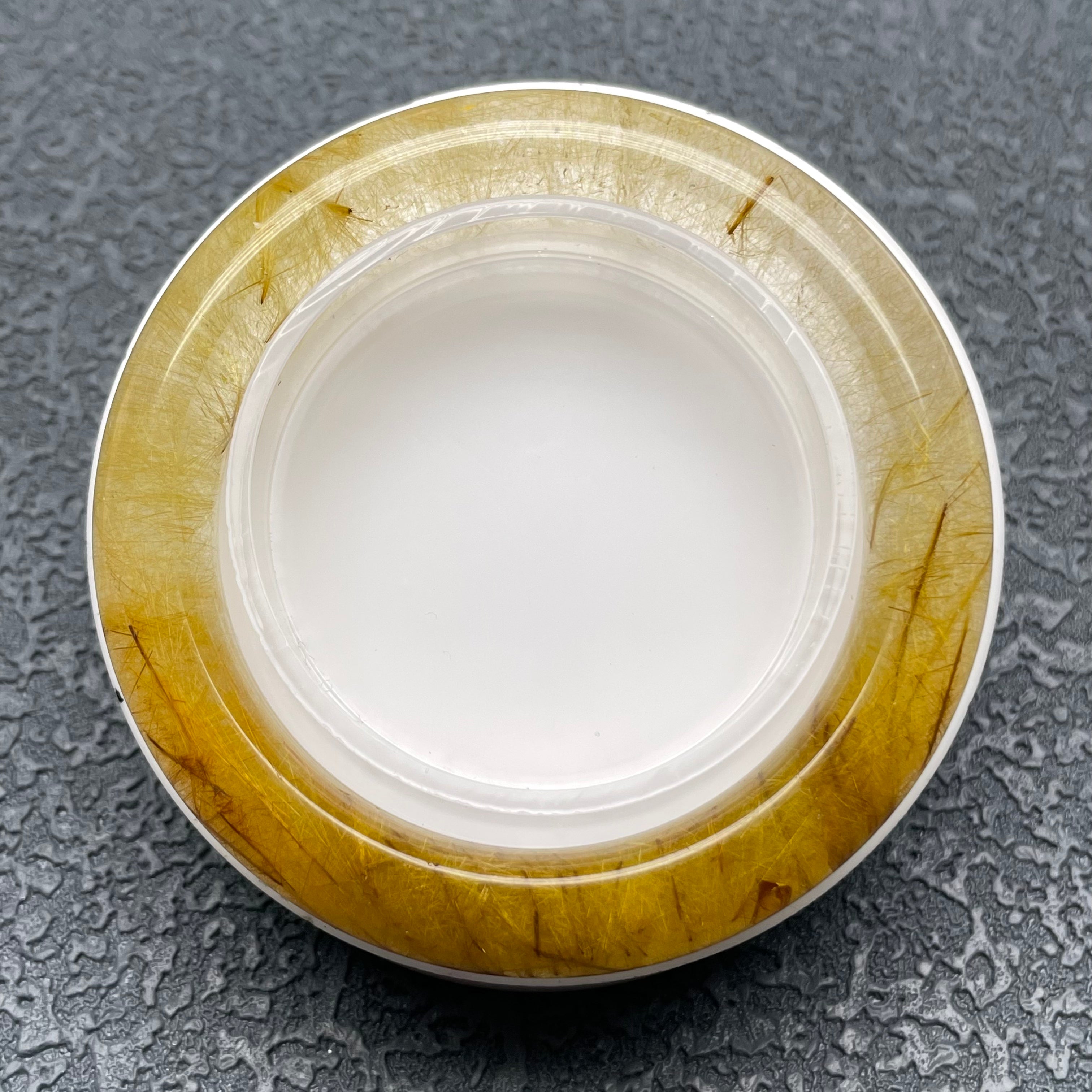 Golden rutile bangle