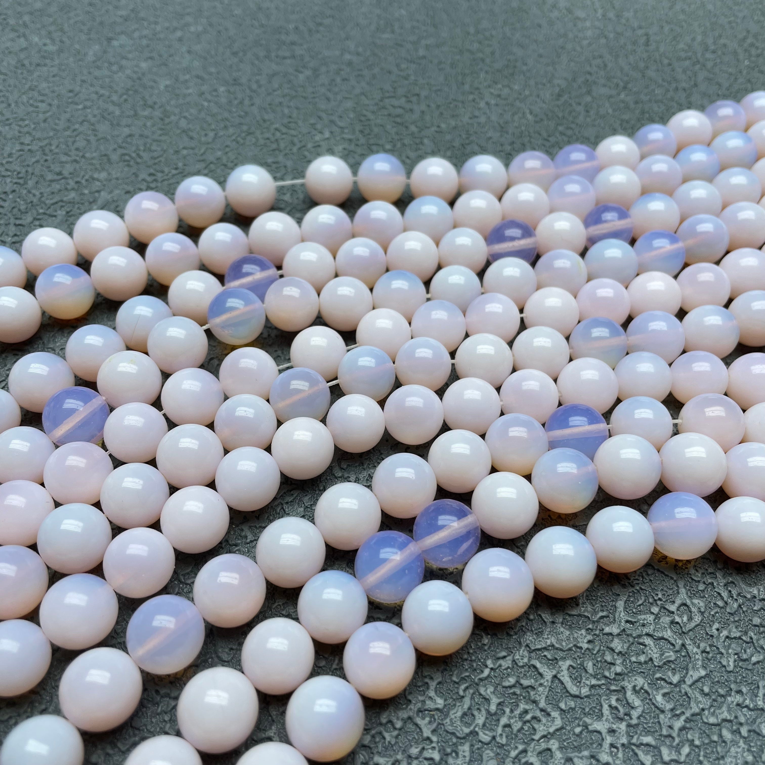 Pink Opal Long Strands