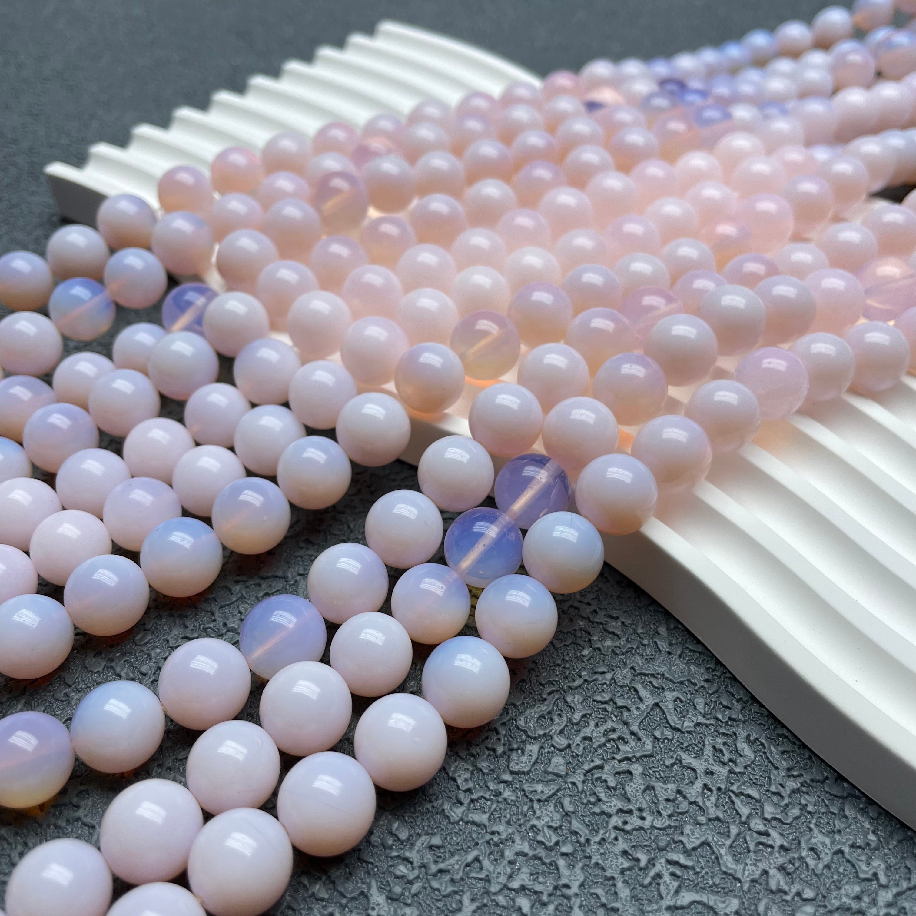 Pink Opal Long Strands