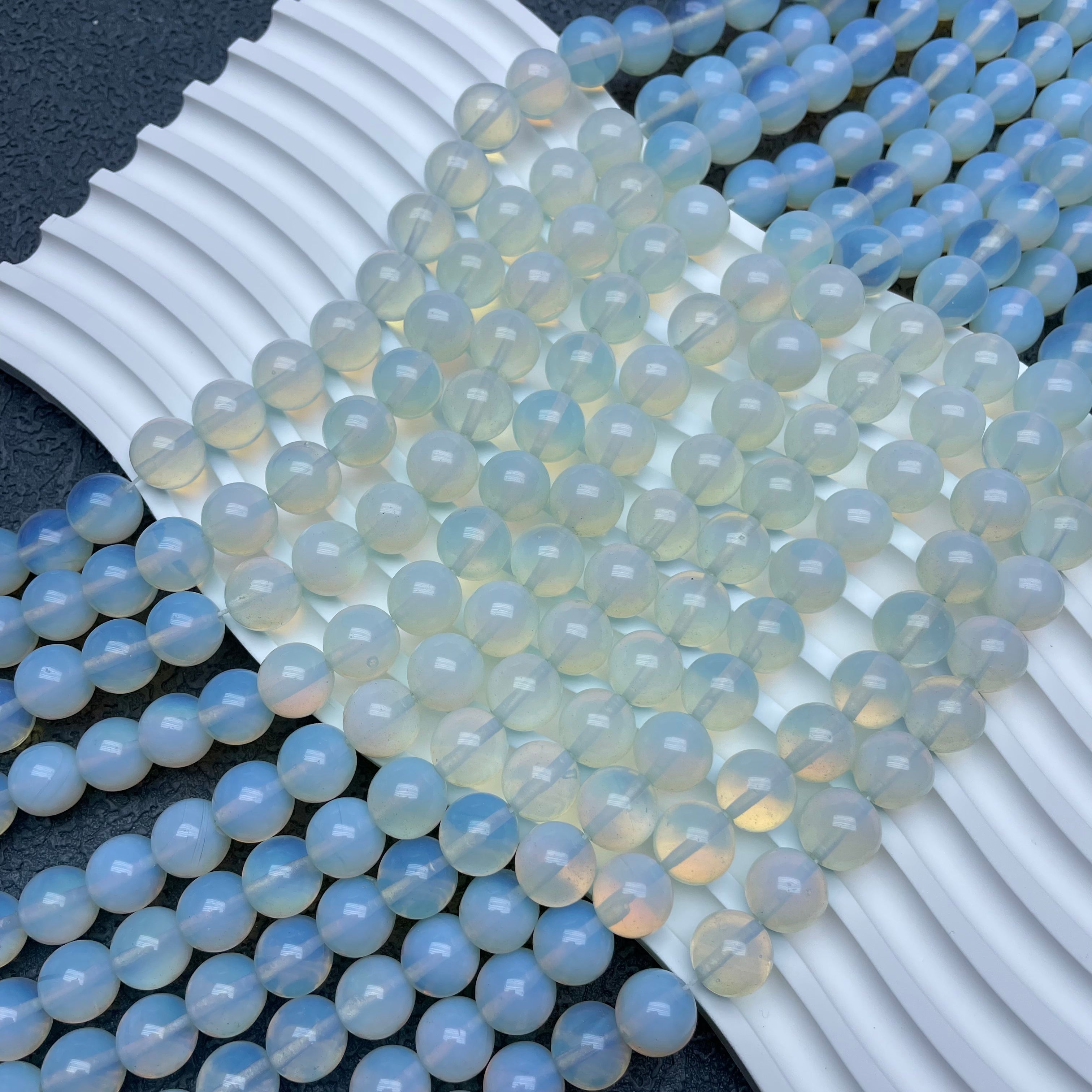 White Opal Long Strands