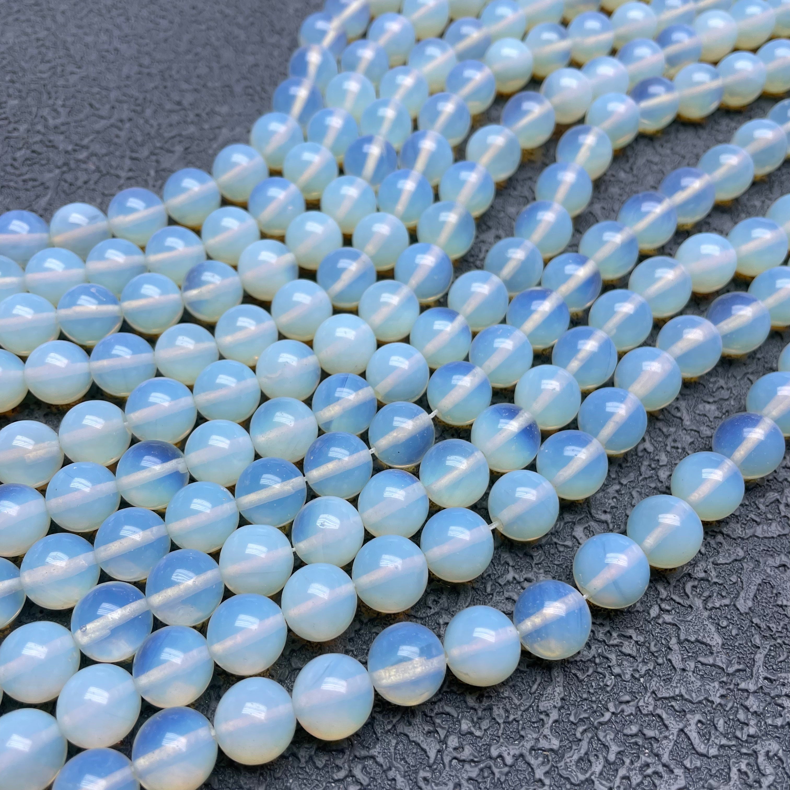 White Opal Long Strands