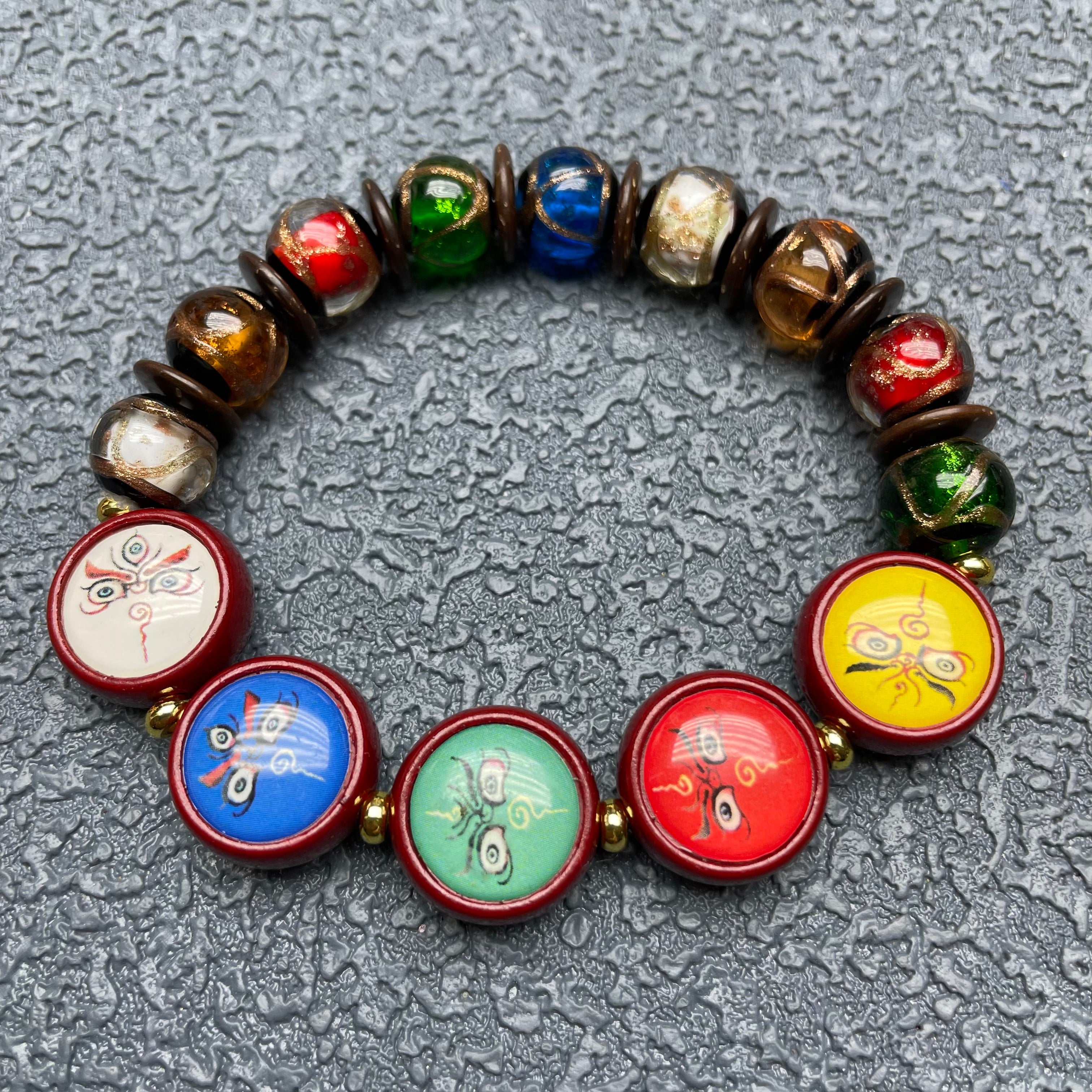 Five-way god of wealth bracelet