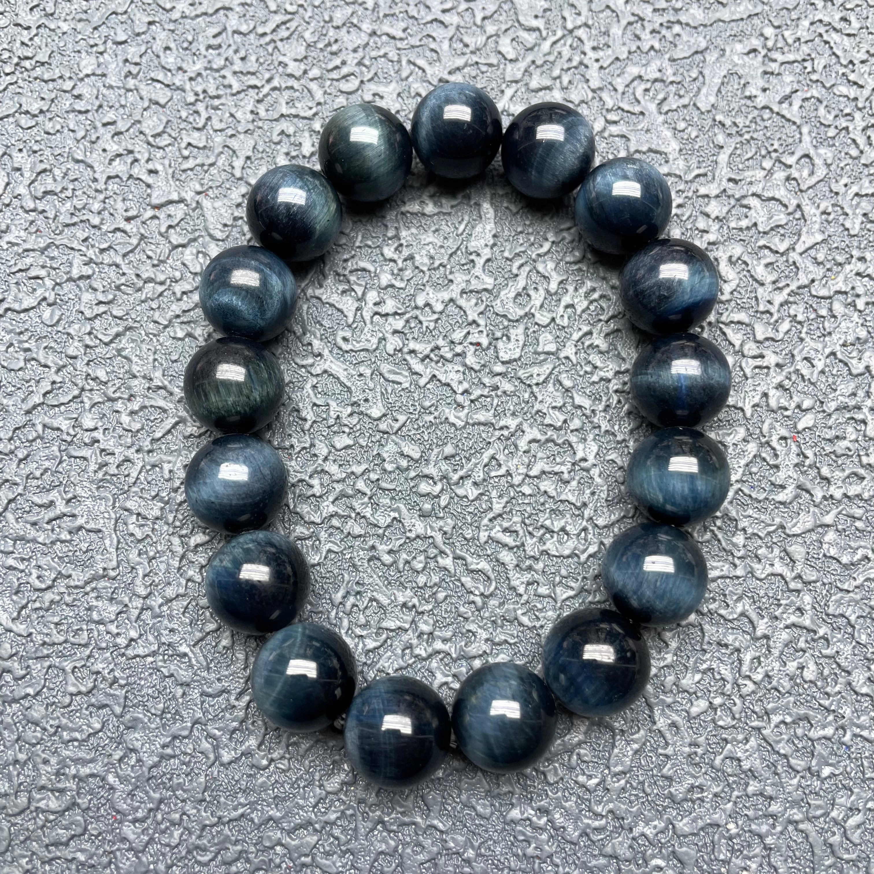 Blue tiger eye bracelet