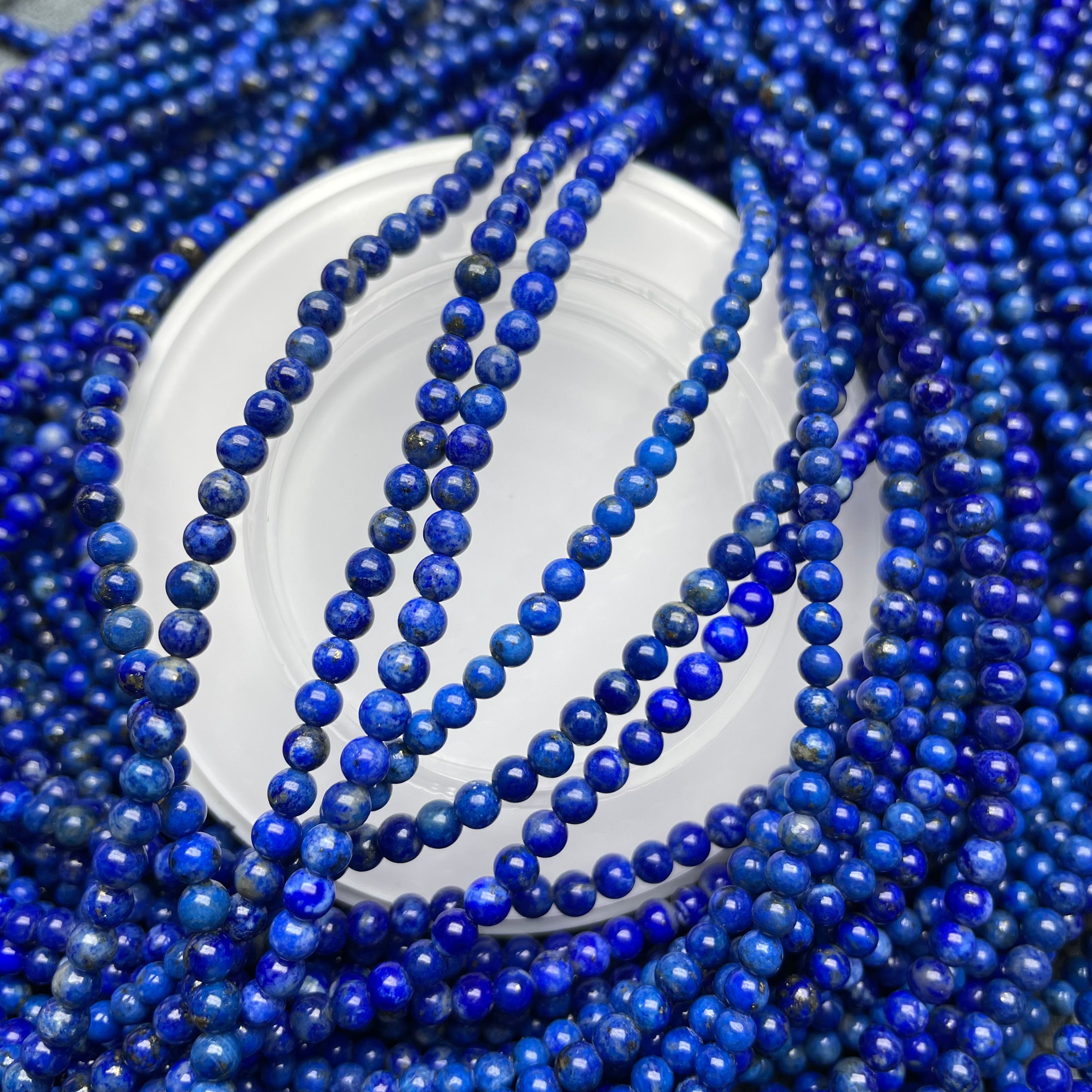 Lapis Lazuli 108 Beads Necklace