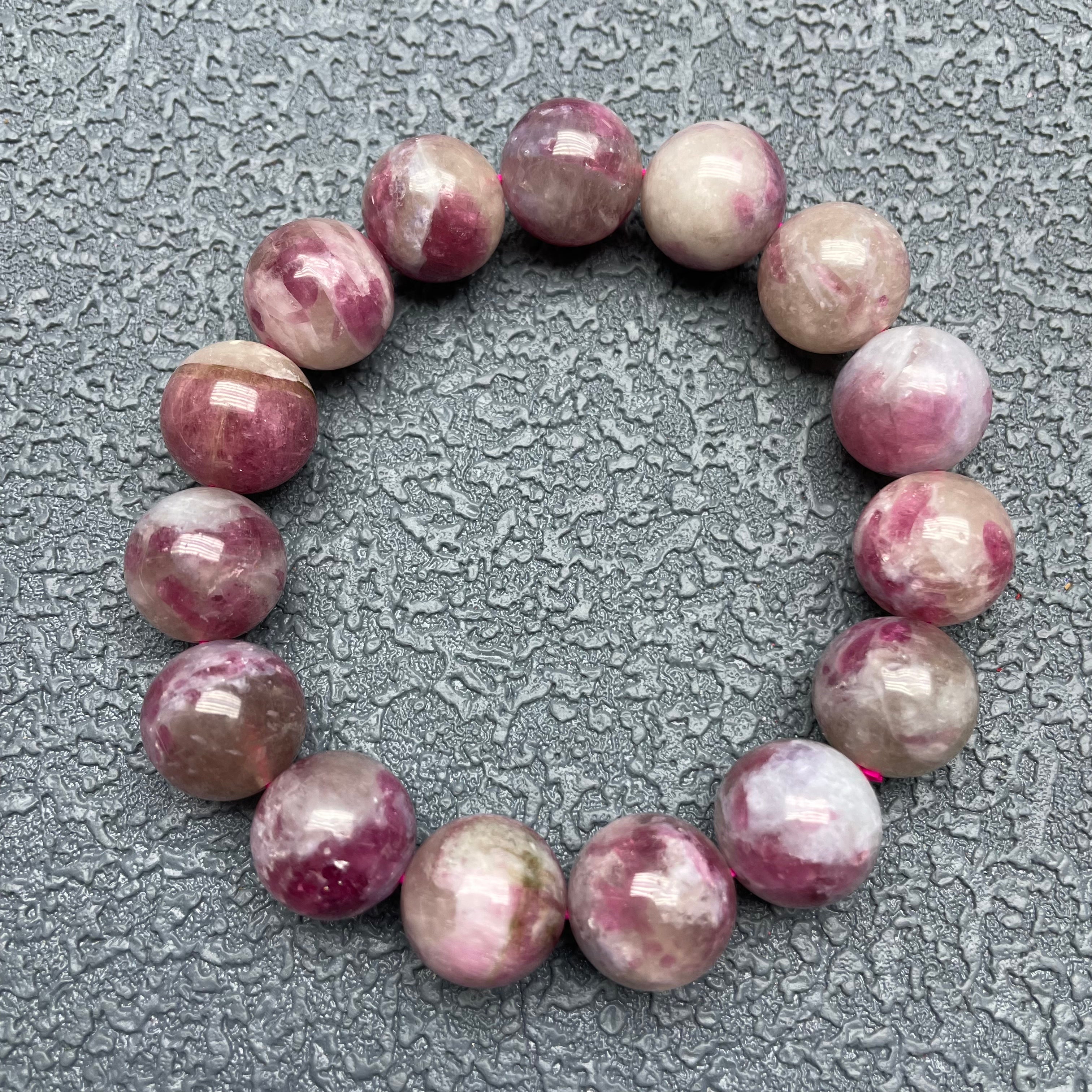 Colorful tourmaline bracelet