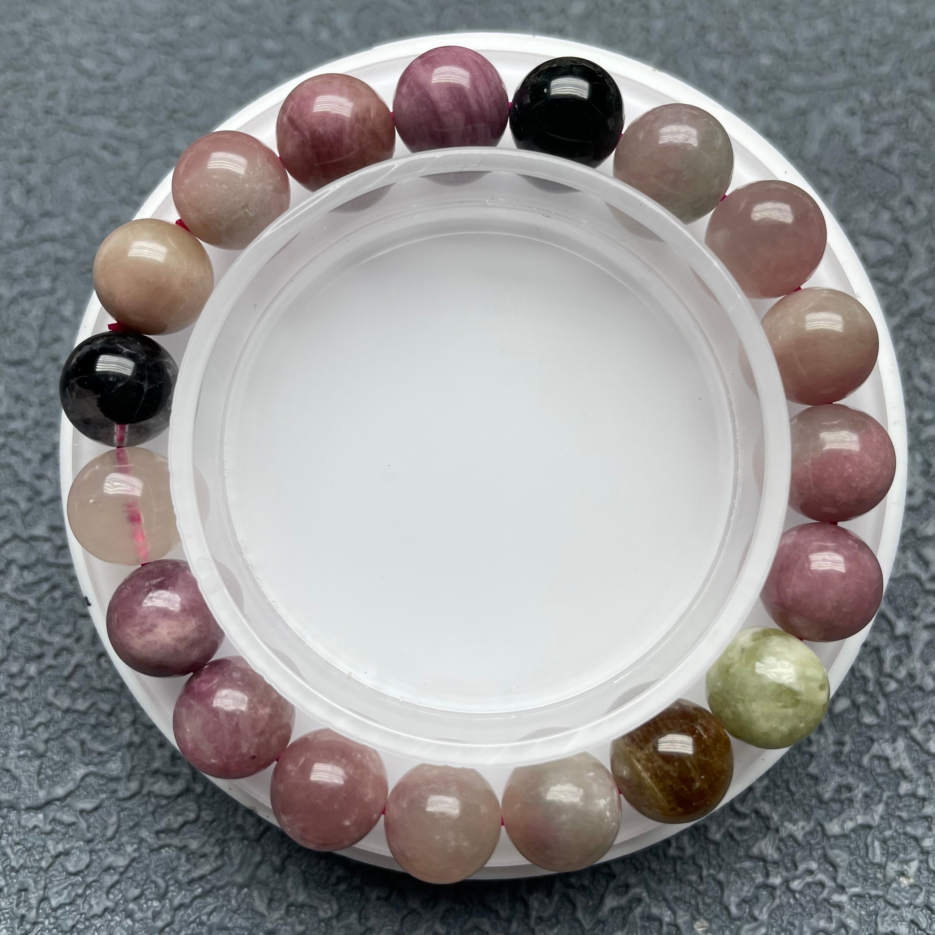 Colorful tourmaline bracelet