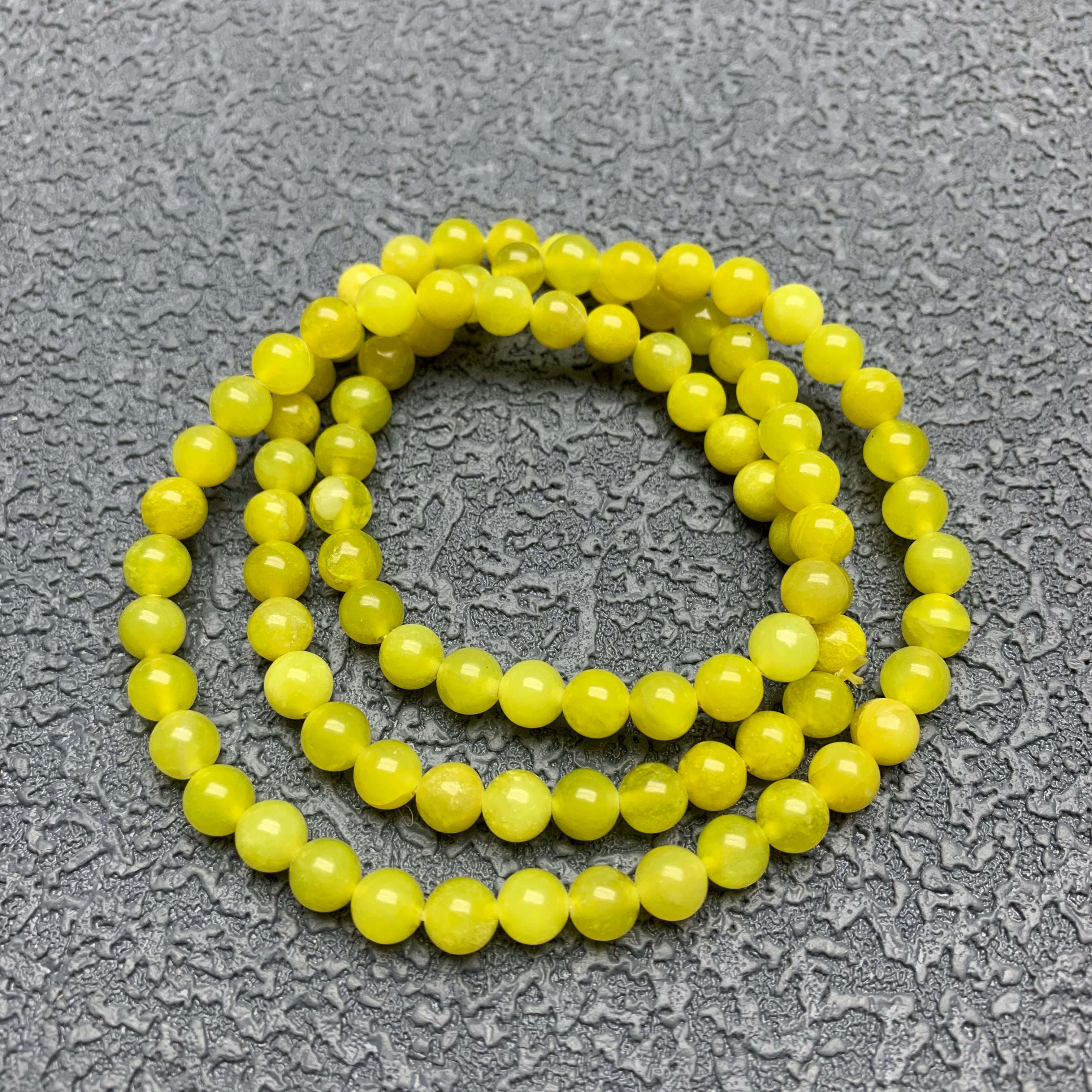 Yellow Xiuyan Jade Three Circles