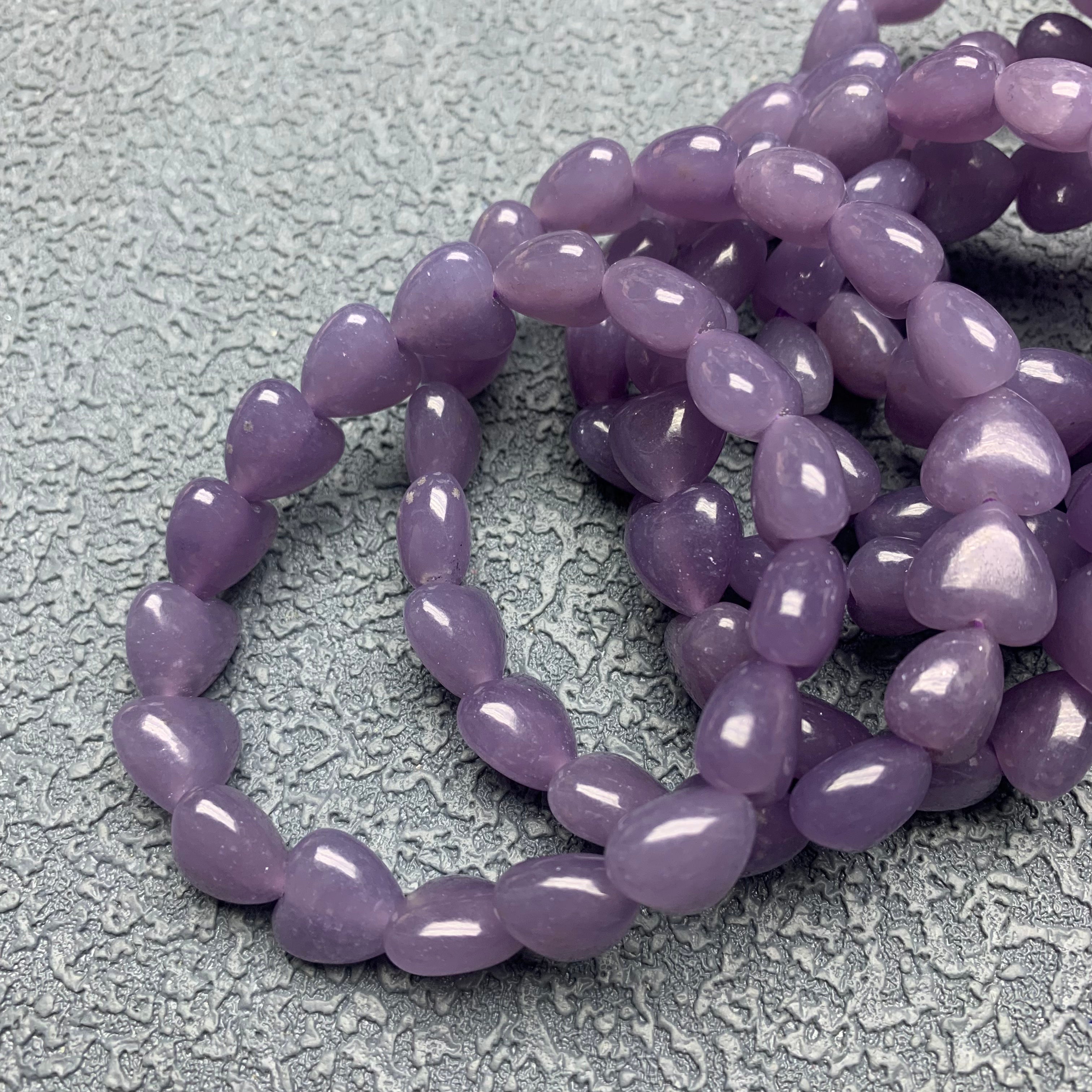 Purple mica bracelet