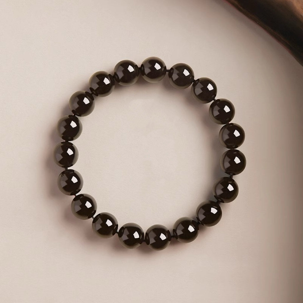 Obsidian bracelet