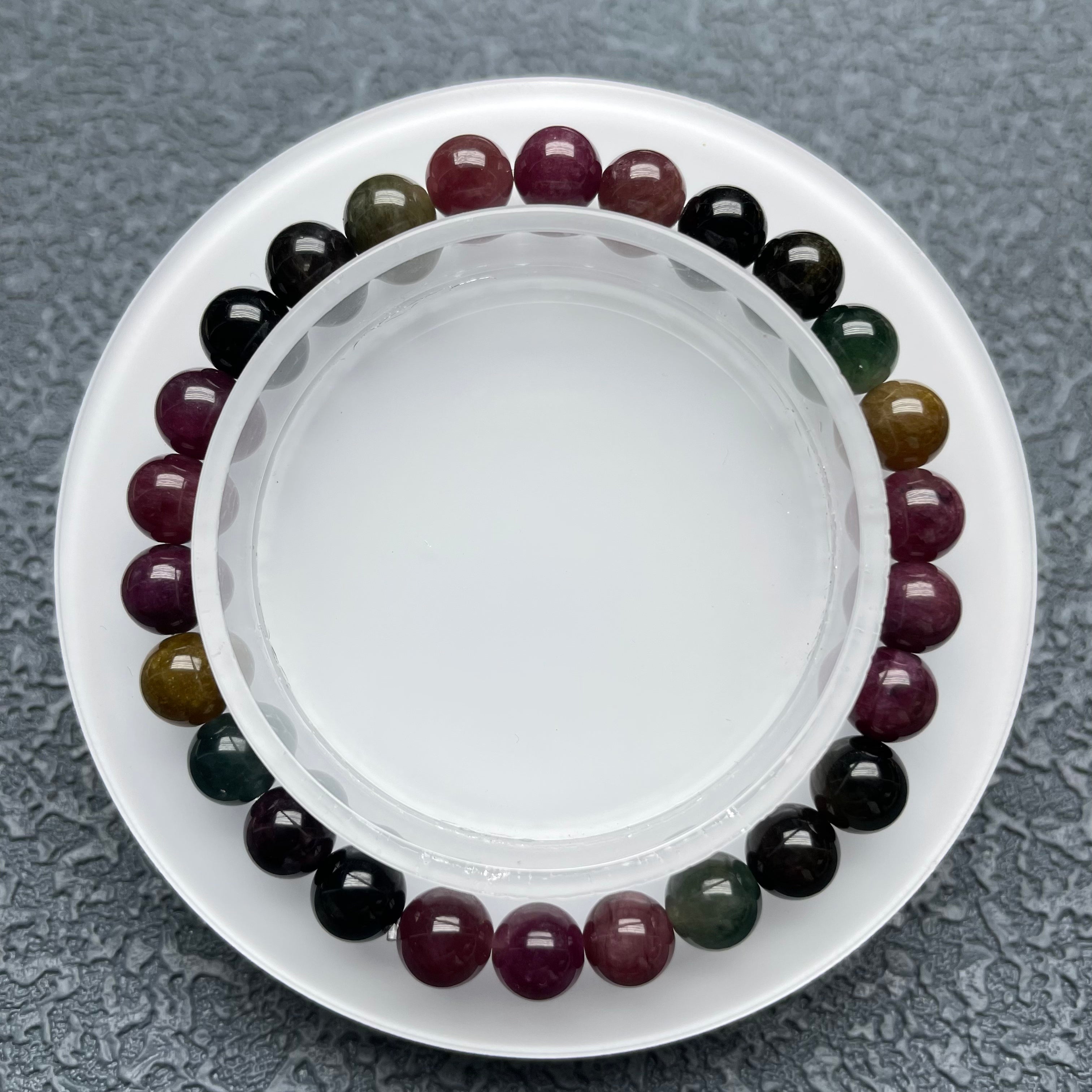 Colorful tourmaline bracelet