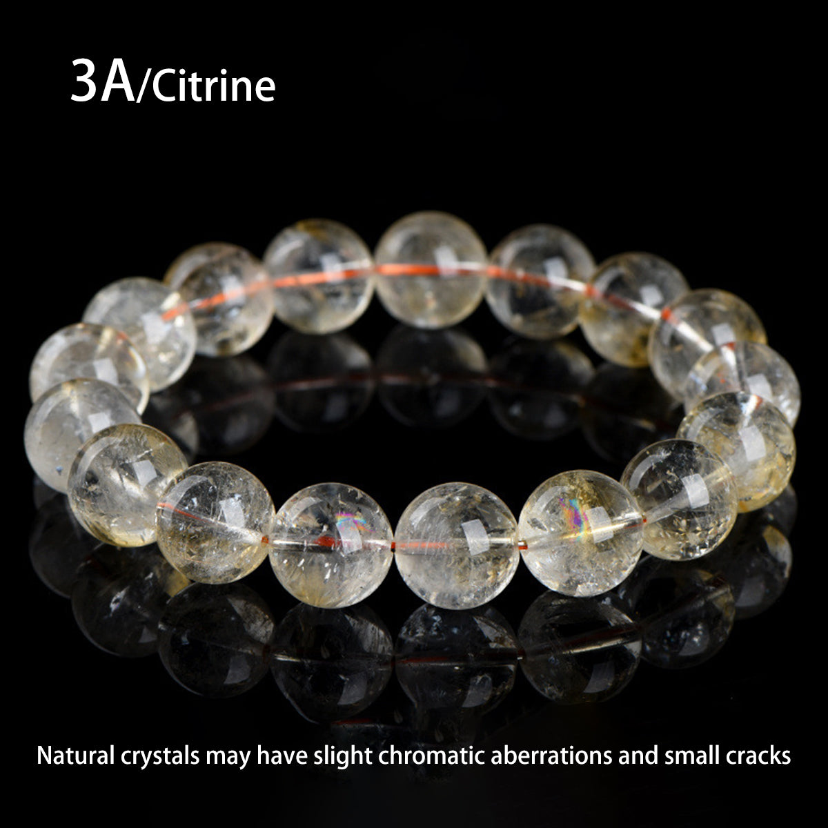Natural Citrine Bracelet - Handmade Gemstone Jewelry for Positive Energy & Abundance
