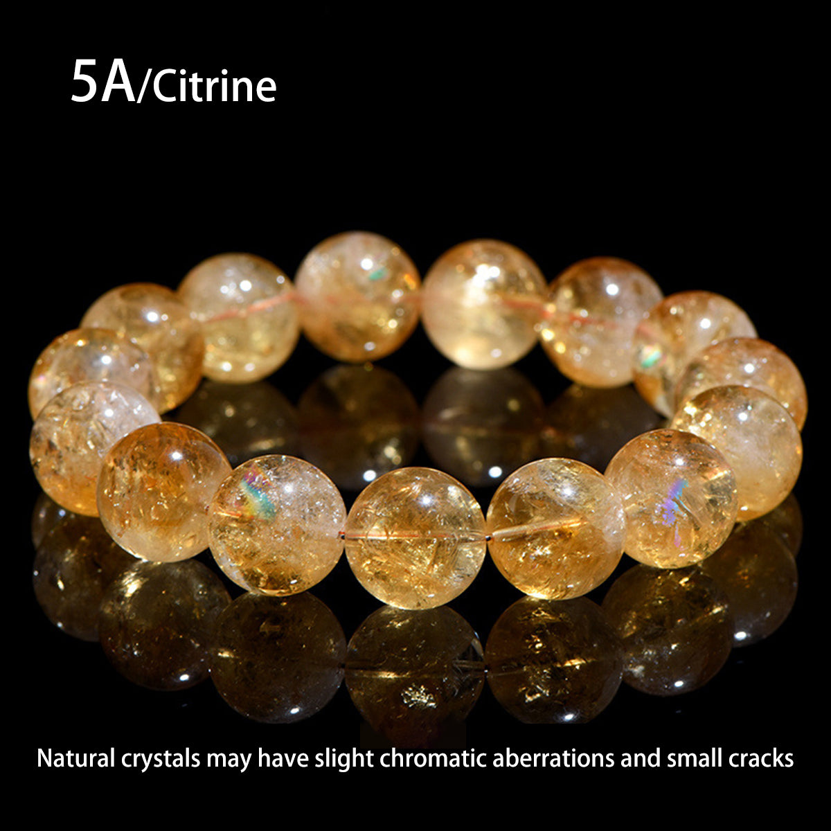 Natural Citrine Bracelet - Handmade Gemstone Jewelry for Positive Energy & Abundance