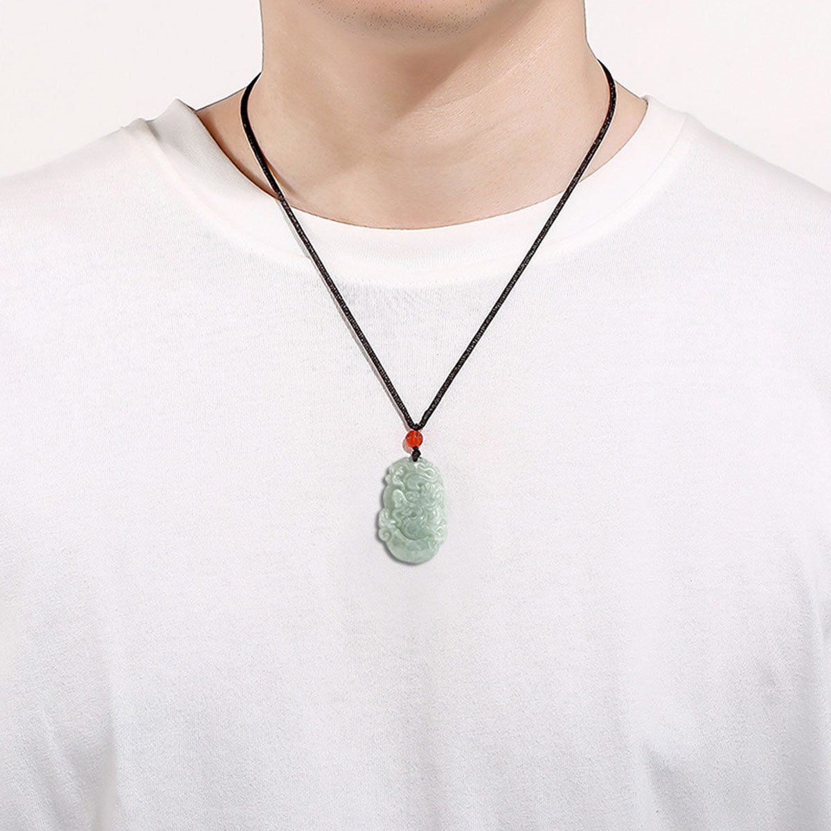 Chinese Zodiac Jade Pendant - 12 Animal Signs, Unisex Style, Natural Jade Jewelry for Daily Wear