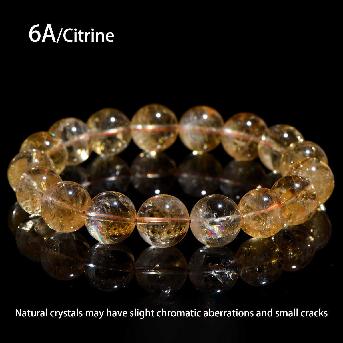 Natural Citrine Bracelet - Handmade Gemstone Jewelry for Positive Energy & Abundance