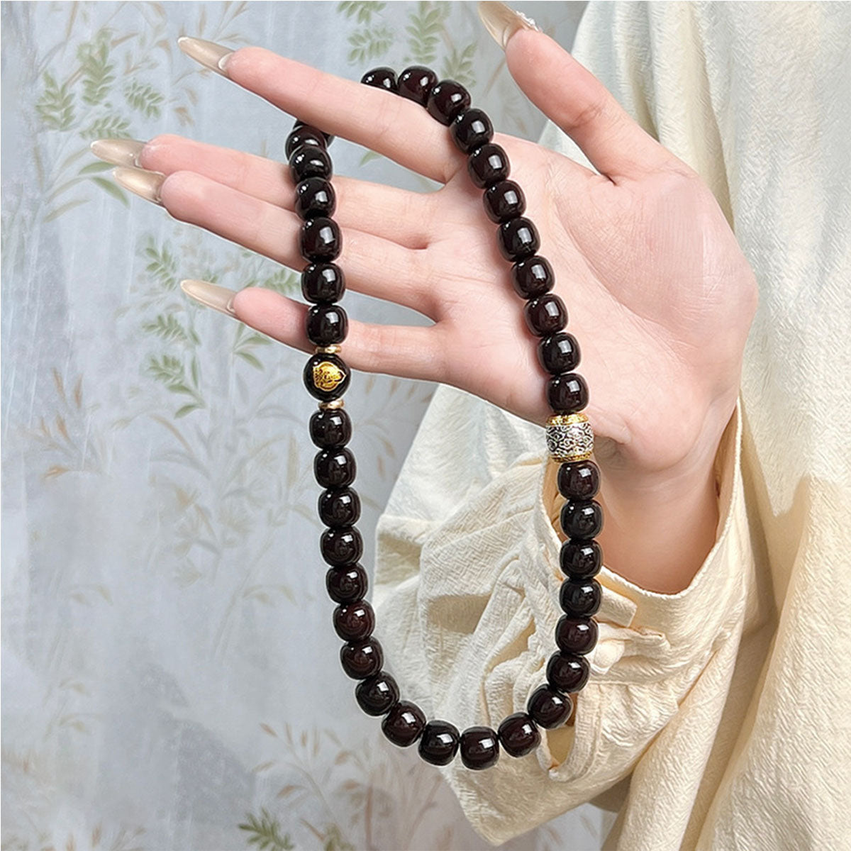 Bodhi Seed Double-Layer Bracelet - Handmade Spiritual Jewelry for Calm & Mindfulness