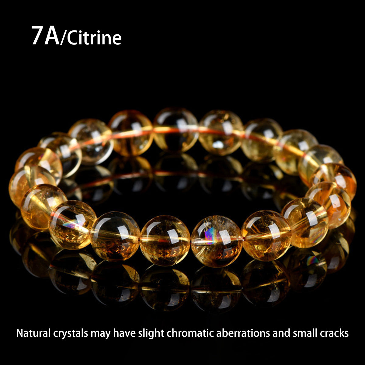 Natural Citrine Bracelet - Handmade Gemstone Jewelry for Positive Energy & Abundance