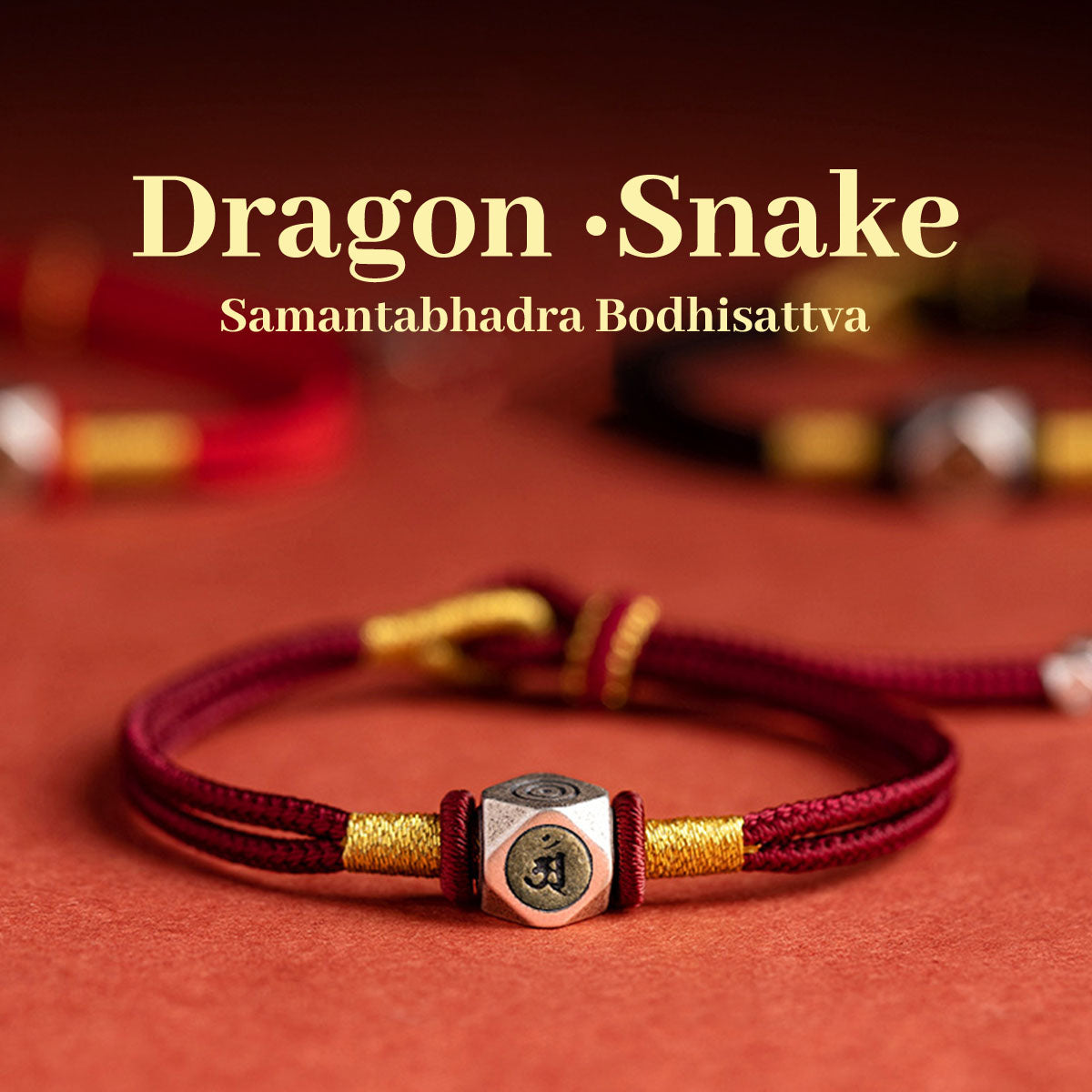 2 Chinese Zodiac Red String Bracelet - Adjustable Charm Bracelet for Daily Wear