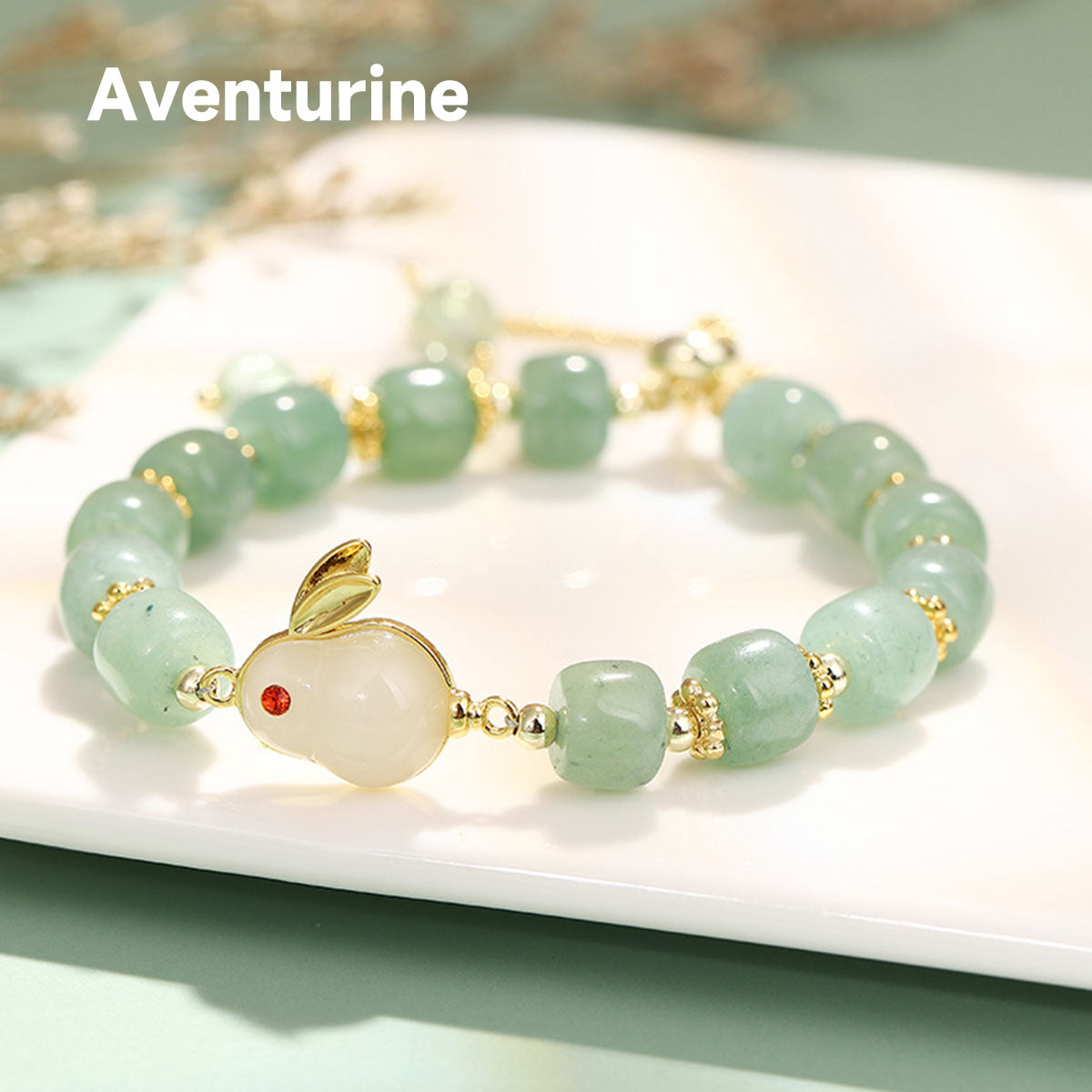 Little Rabbit Crystal Bracelet - Dainty Handmade Design, Cute Animal-Themed Jewelry for Women