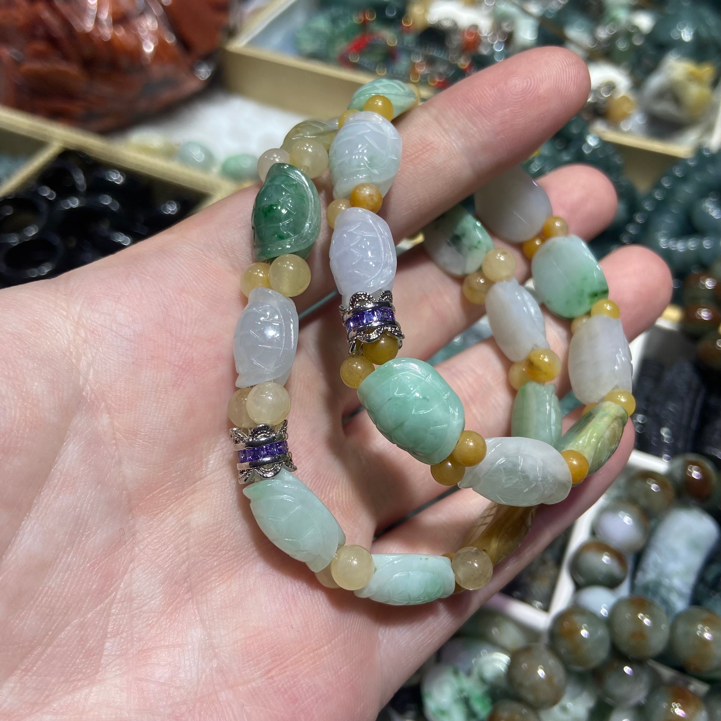 Jade Turtle Bracelet