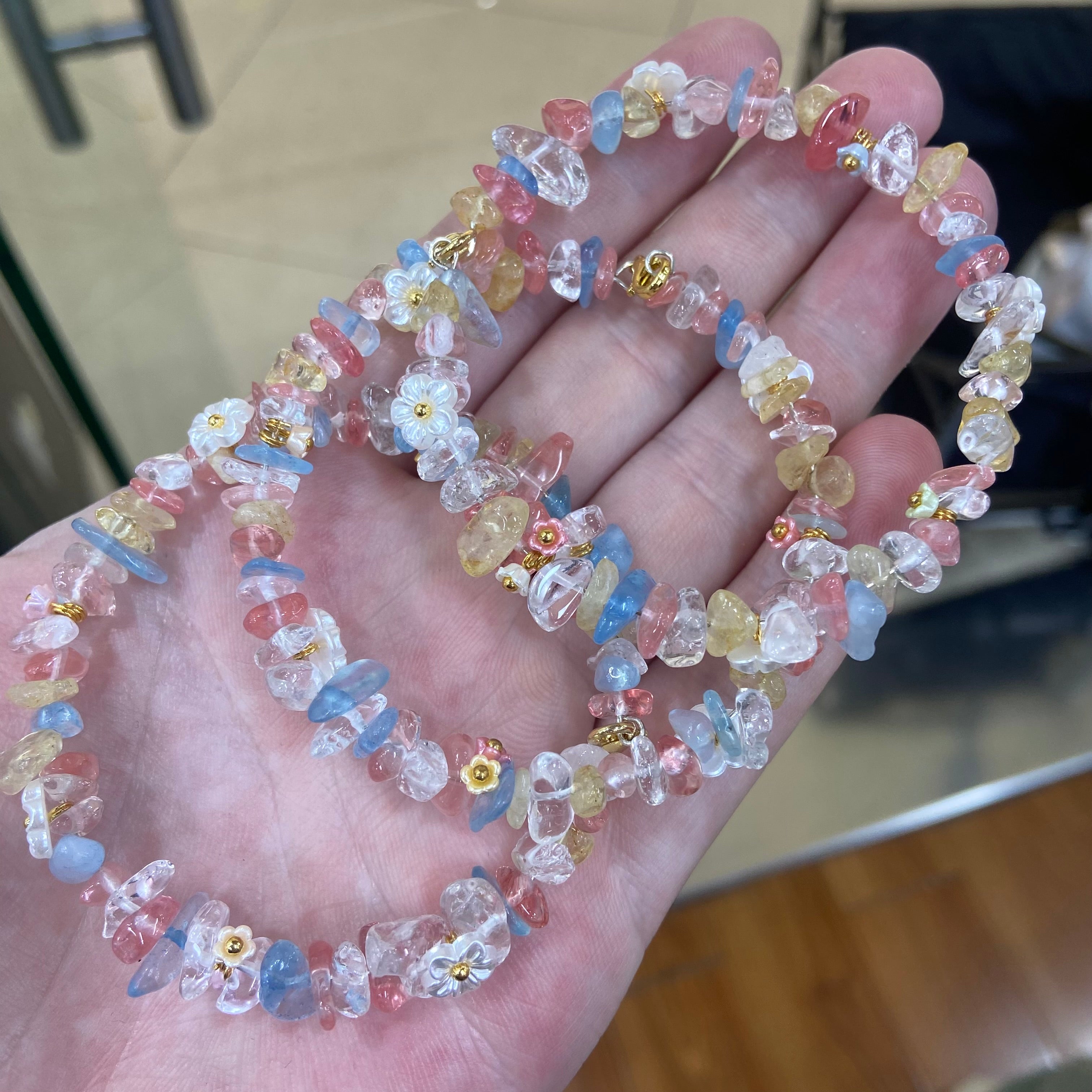 Crystal ships bracelet