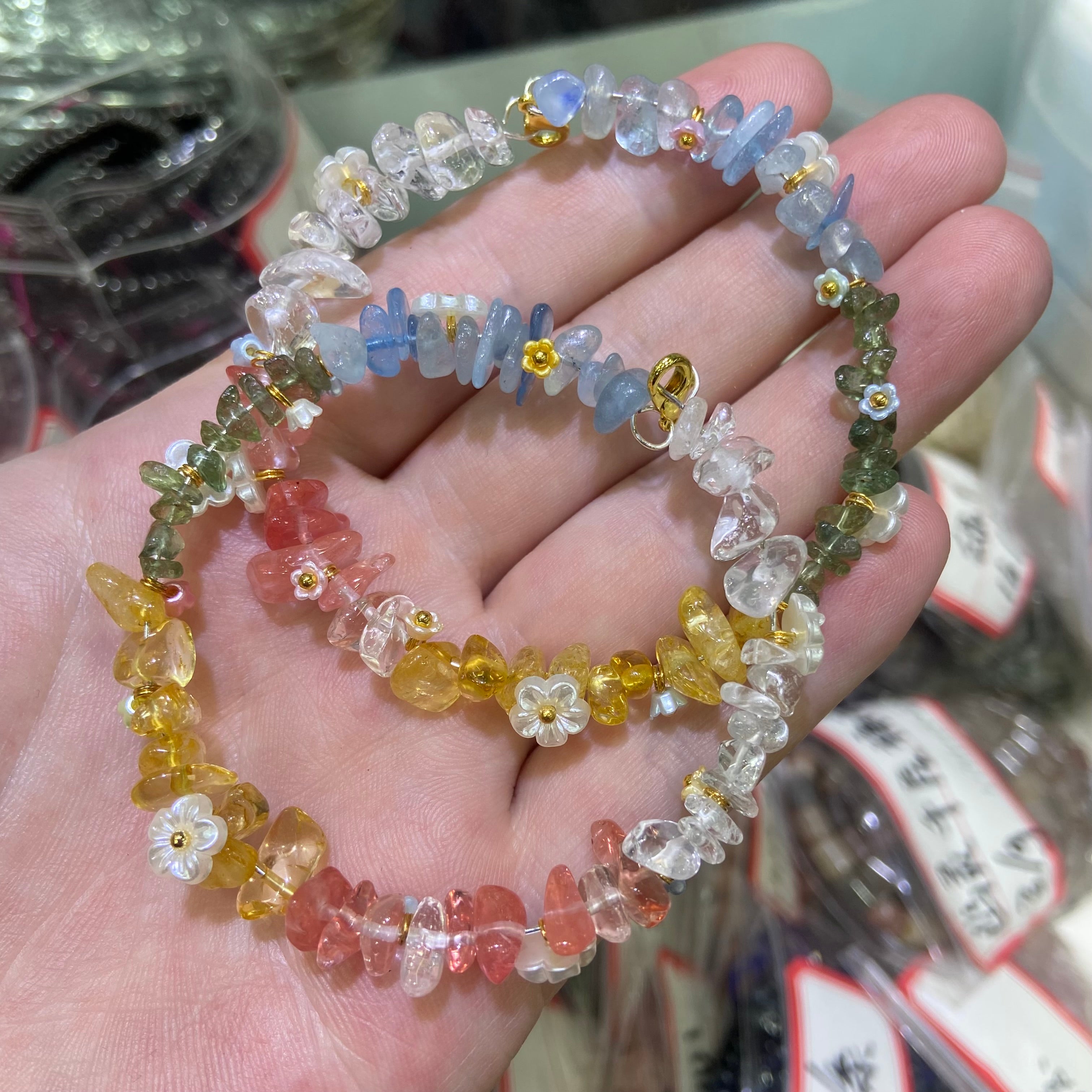 Crystal ships bracelet