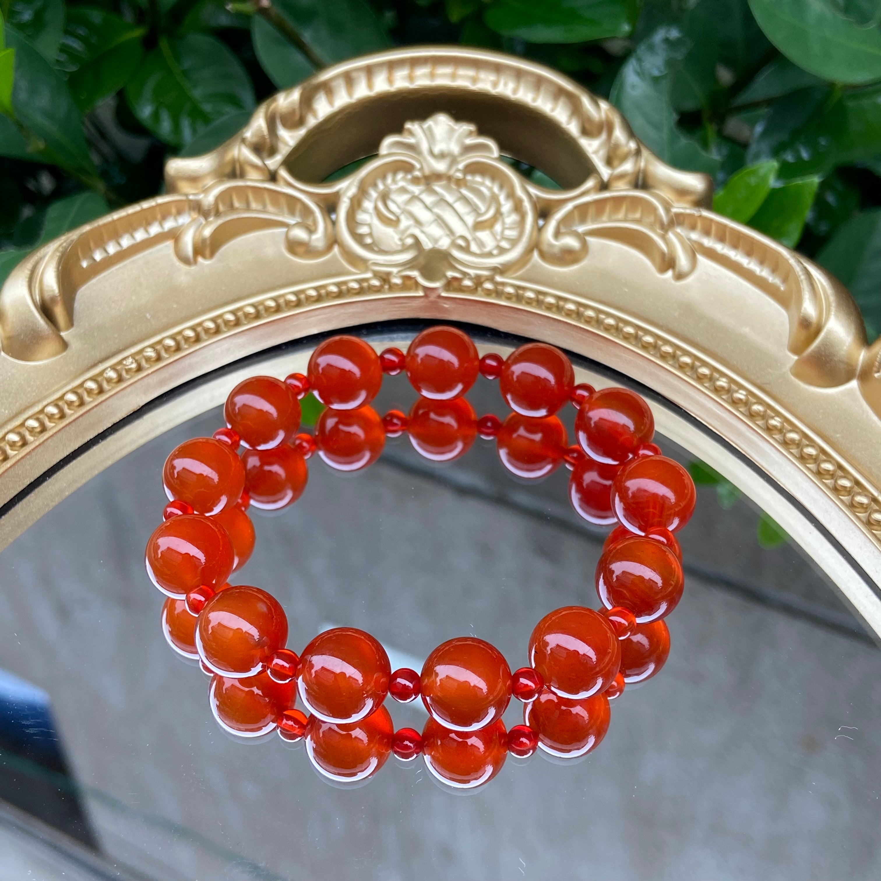 Original Red Agate Bracelet - Zhao Lusi Inspired, Celebrity-Approved Gemstone Jewelry for Daily Wear