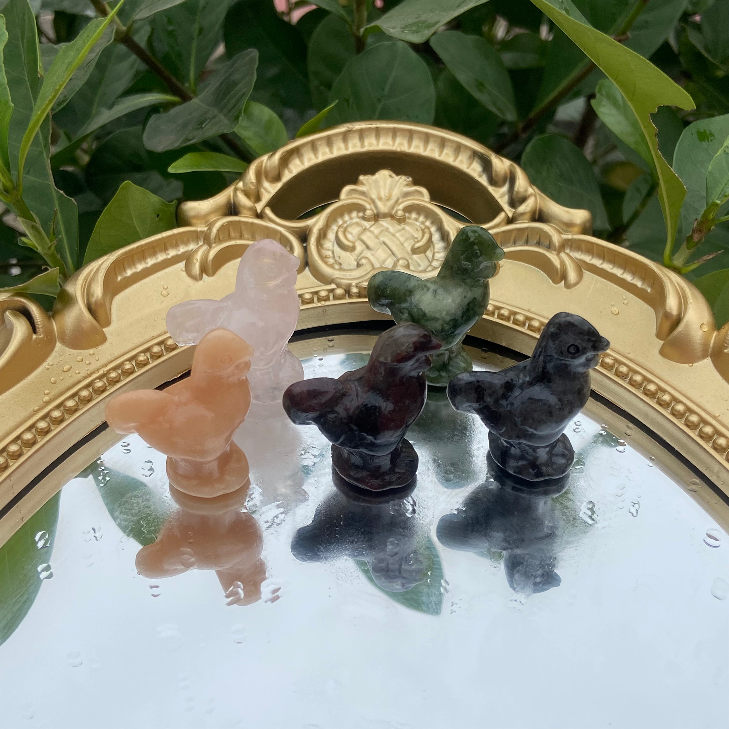 3cm Small Chicken Sculptures - Multiple Crafts, Charming Farm-Themed Decor