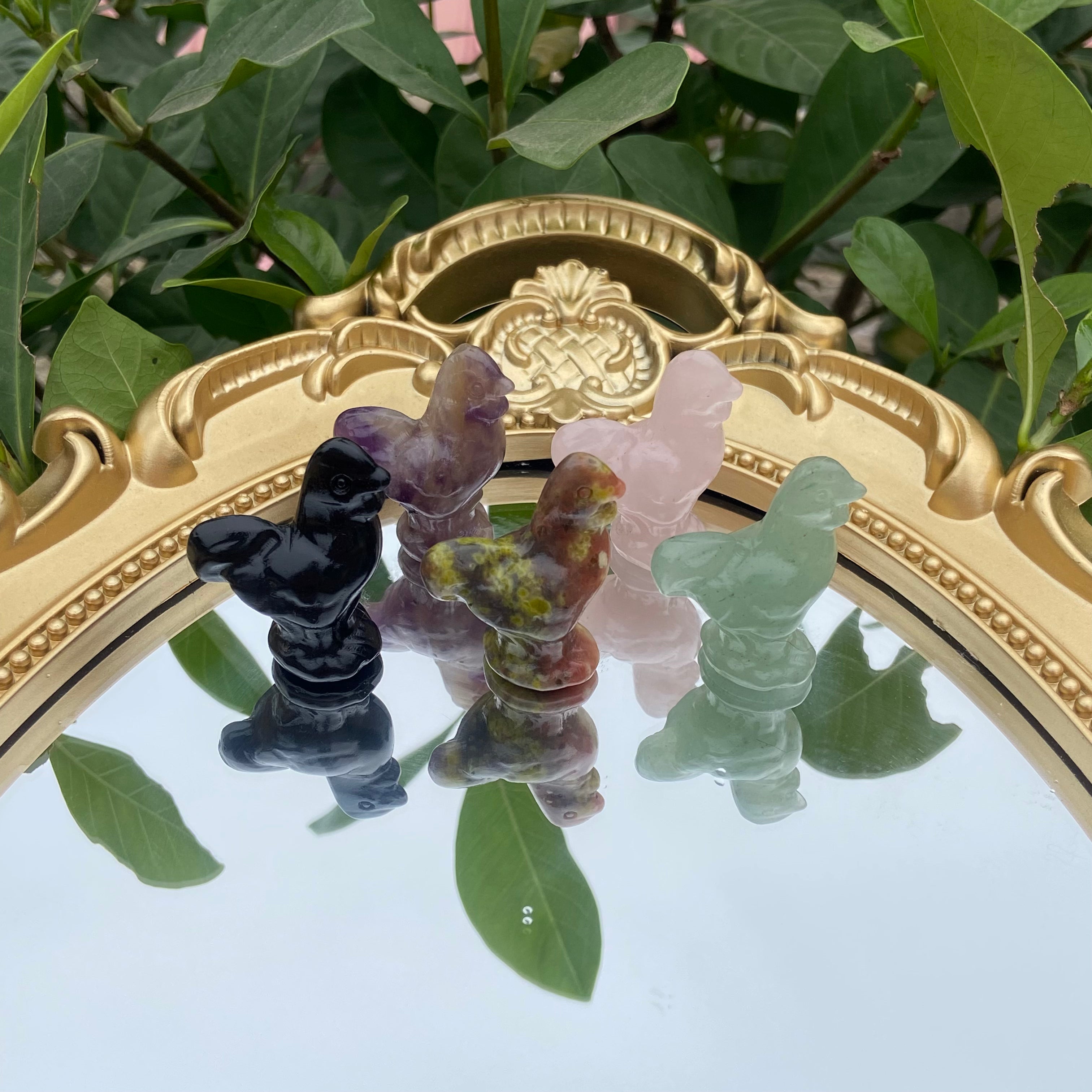 3cm Small Chicken Sculptures - Multiple Crafts, Charming Farm-Themed Decor