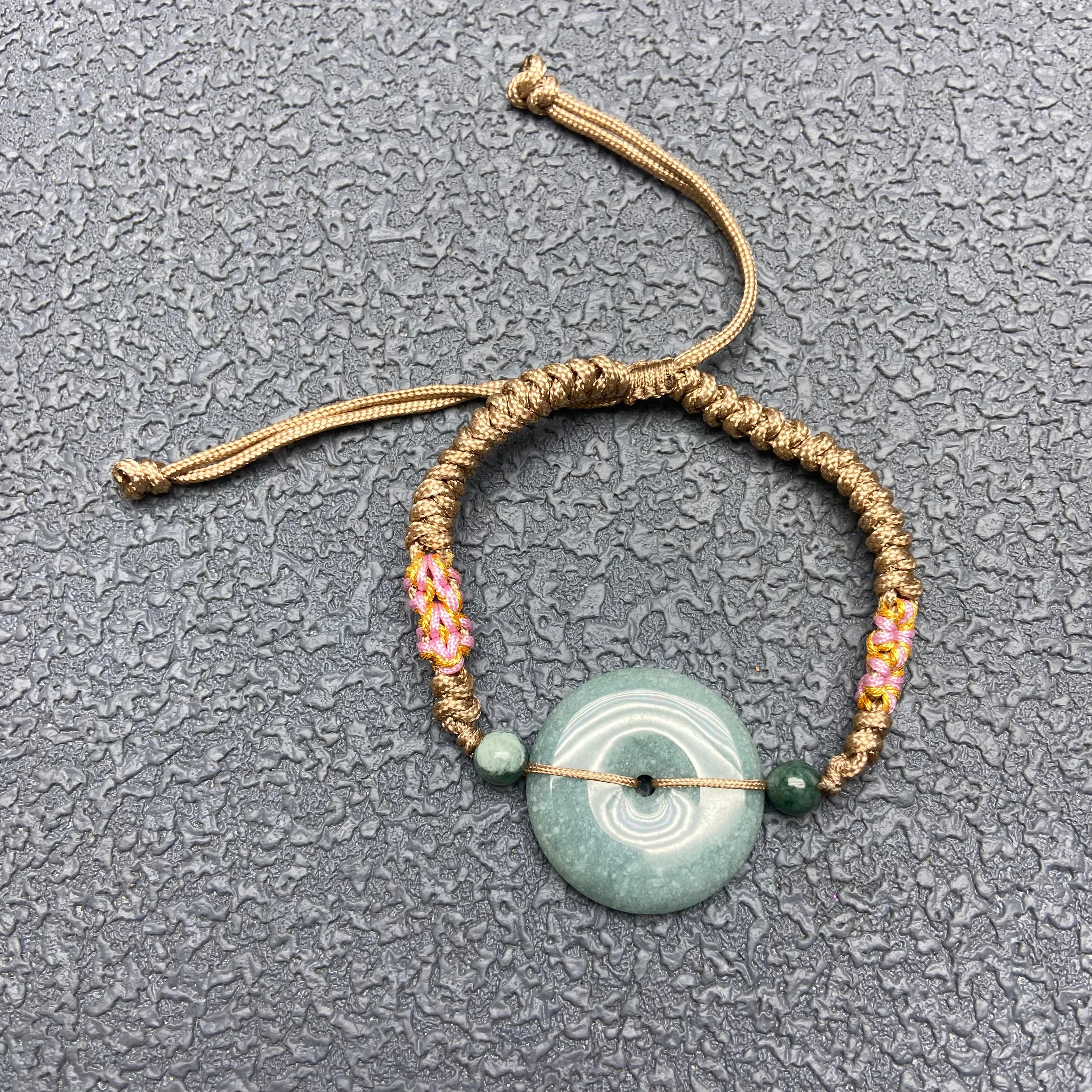 Jade peace chians bracelet