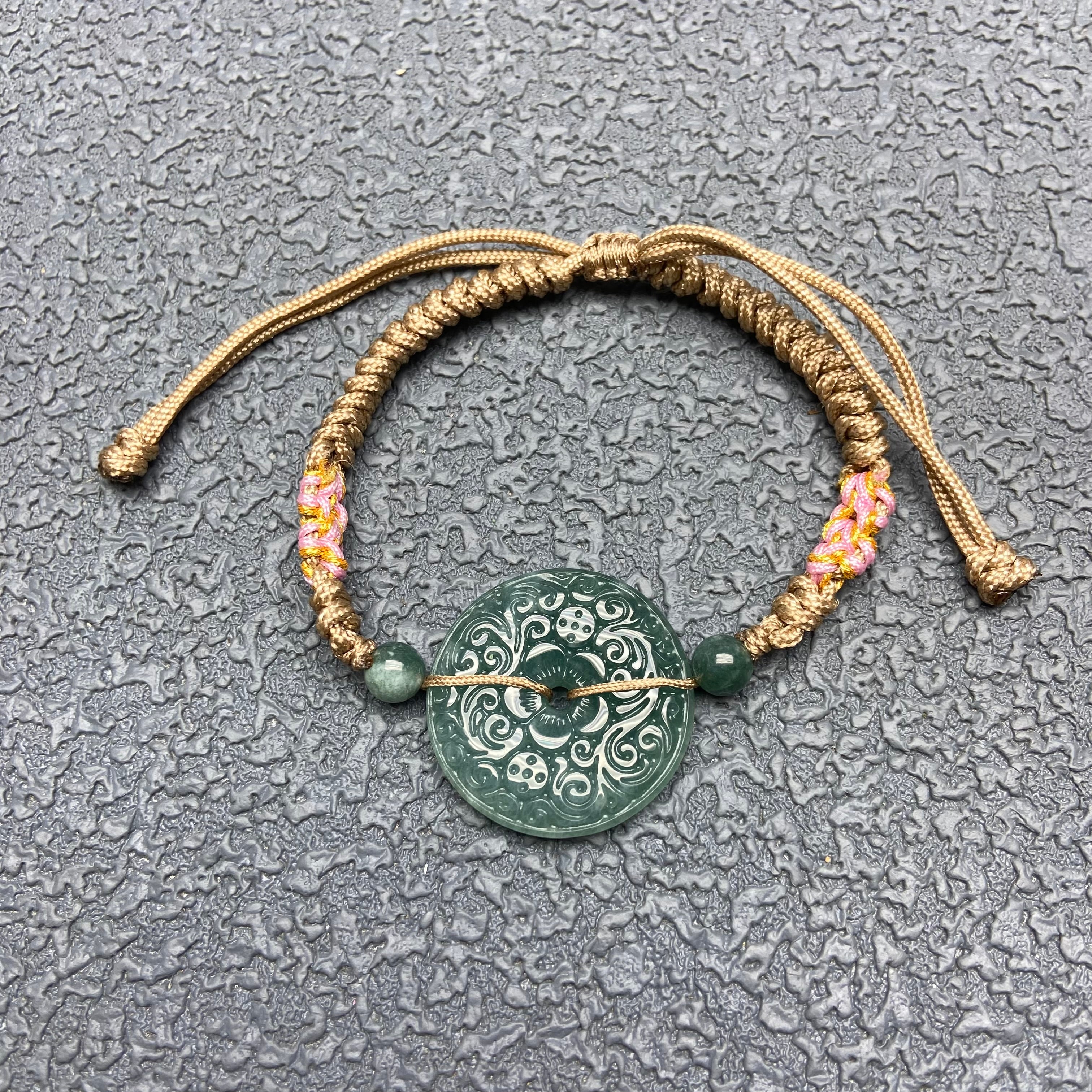 Burma jade chains bracelet