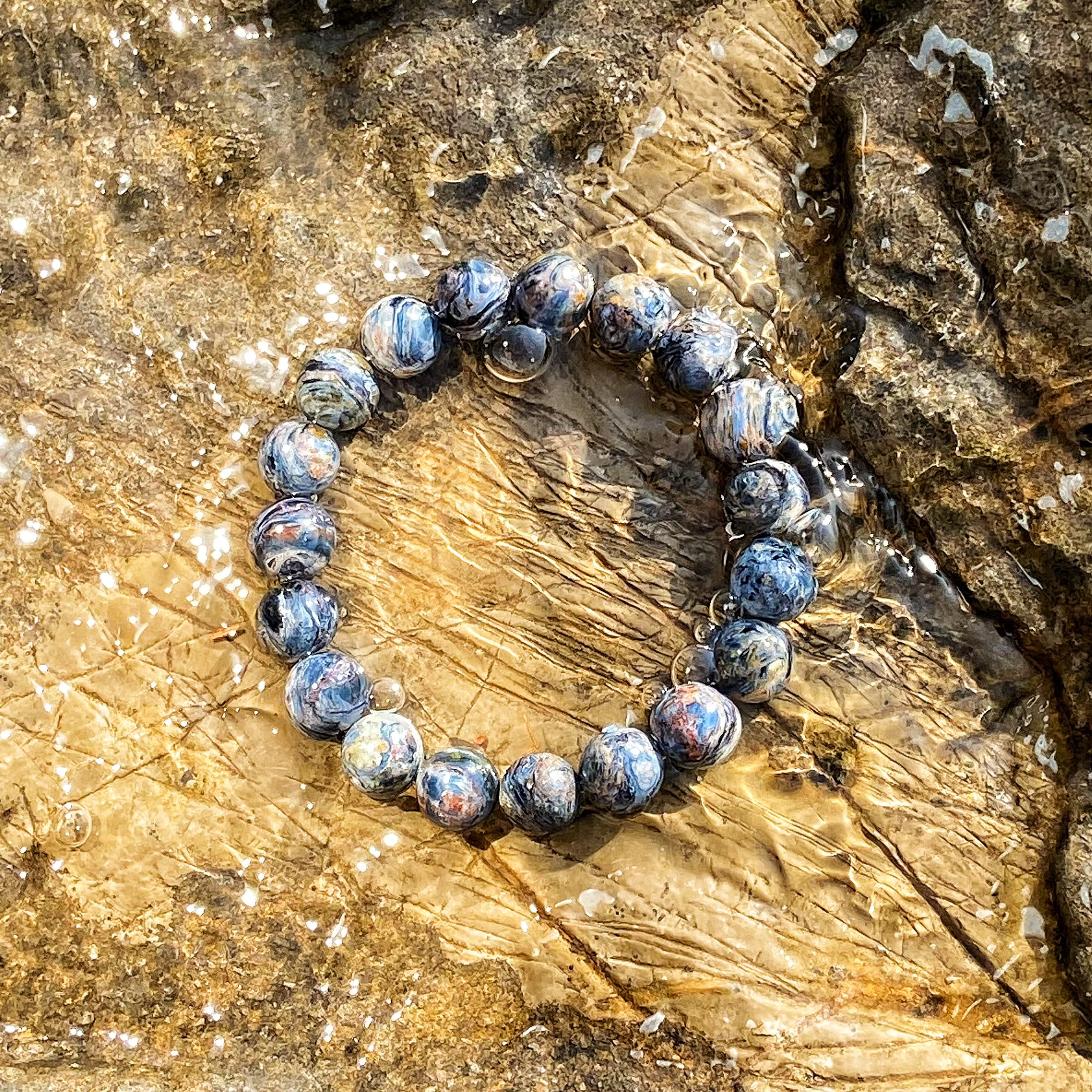 Top-Quality Pietersite Bracelet - Natural Flashy Gem | Luxurious Healing Crystal Jewelry
