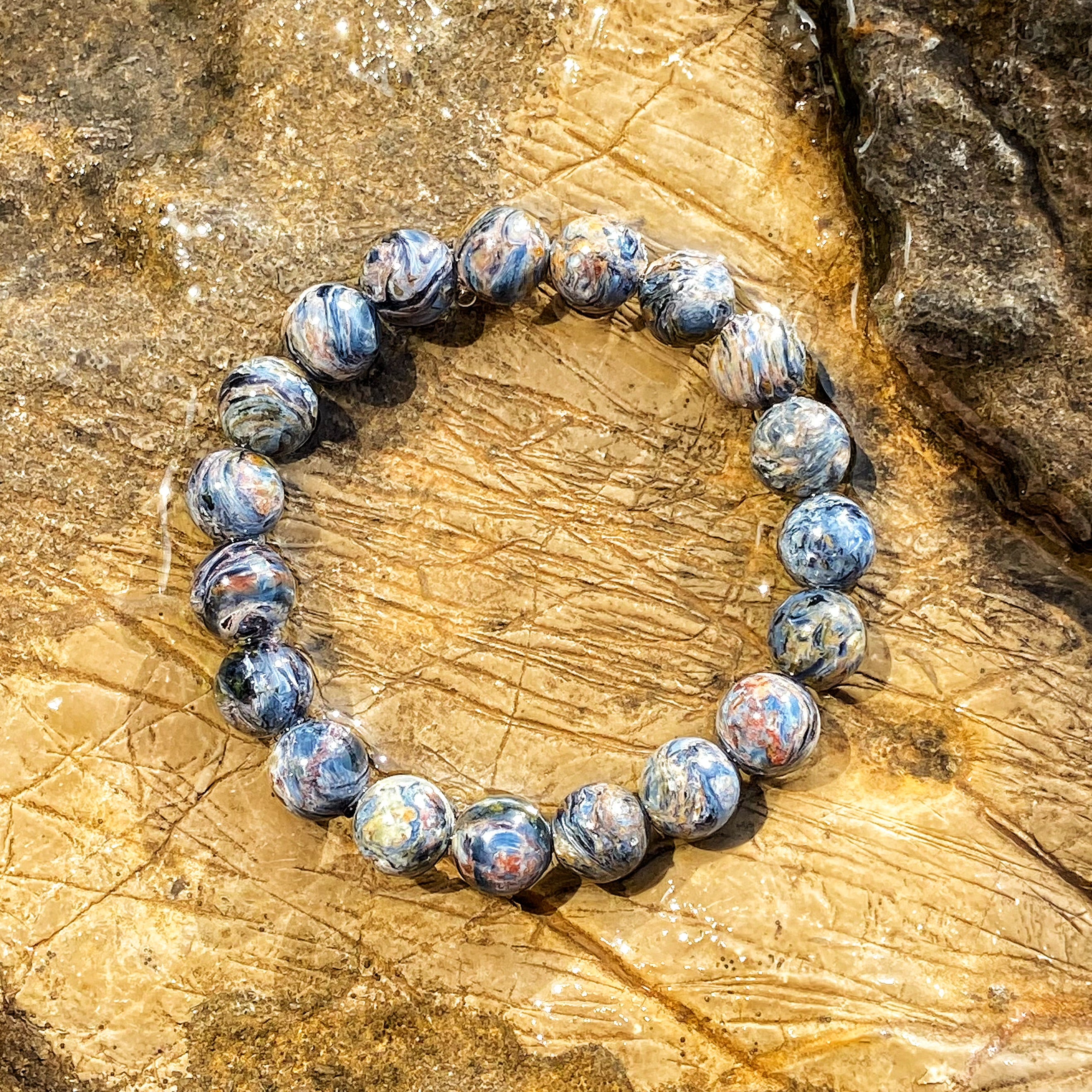 Top-Quality Pietersite Bracelet - Natural Flashy Gem | Luxurious Healing Crystal Jewelry