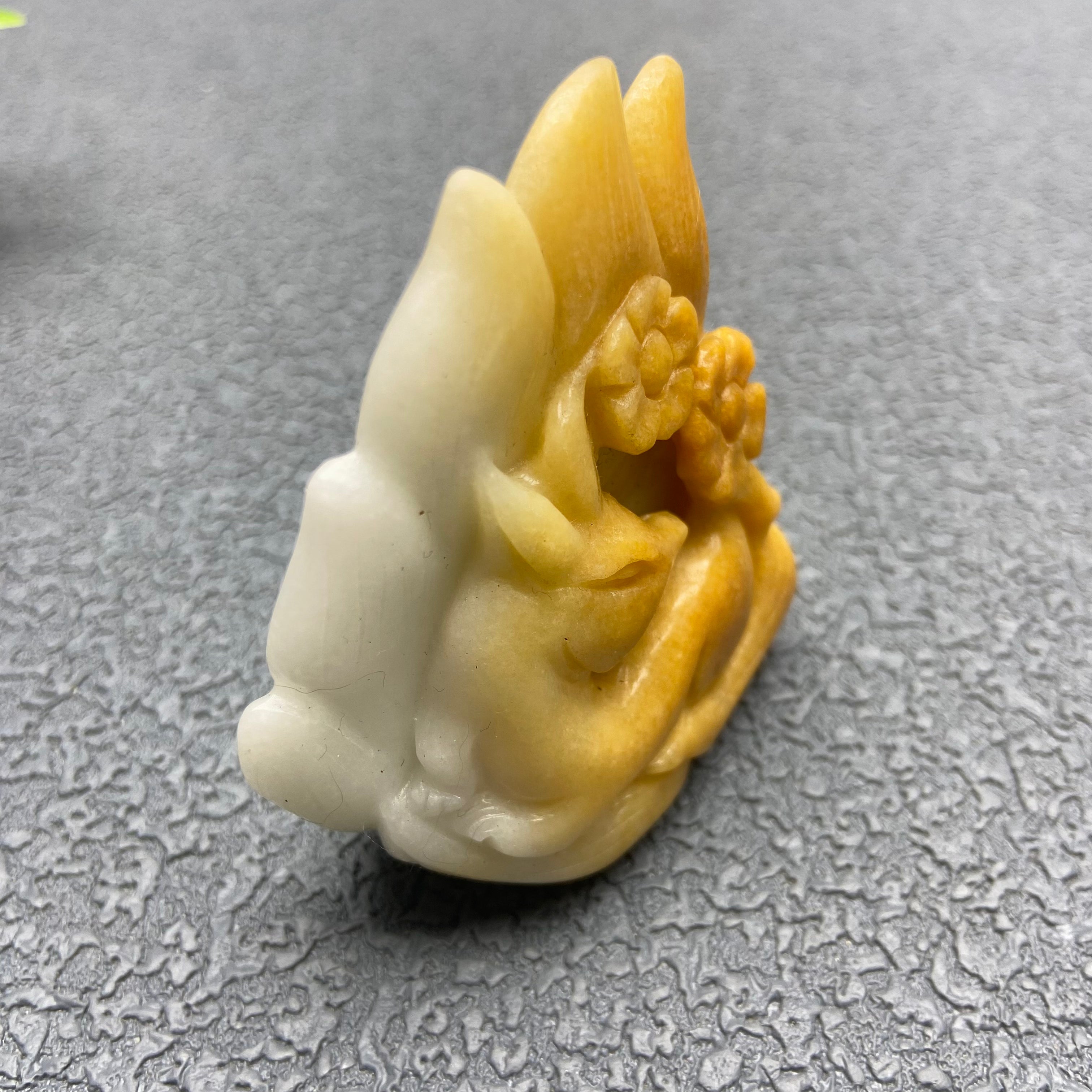 Burma jade 9 tailed fox freeform