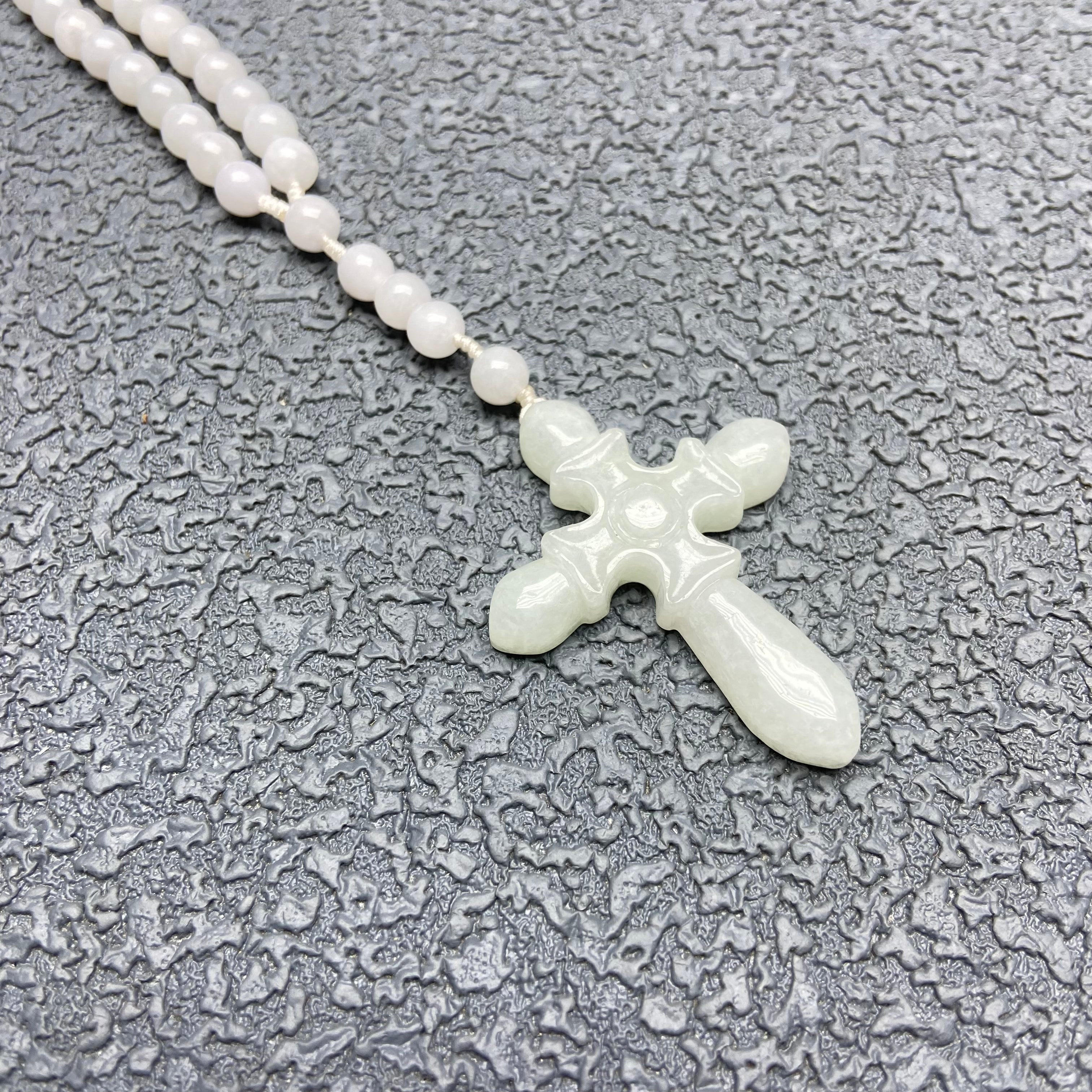 Burma jade rosary