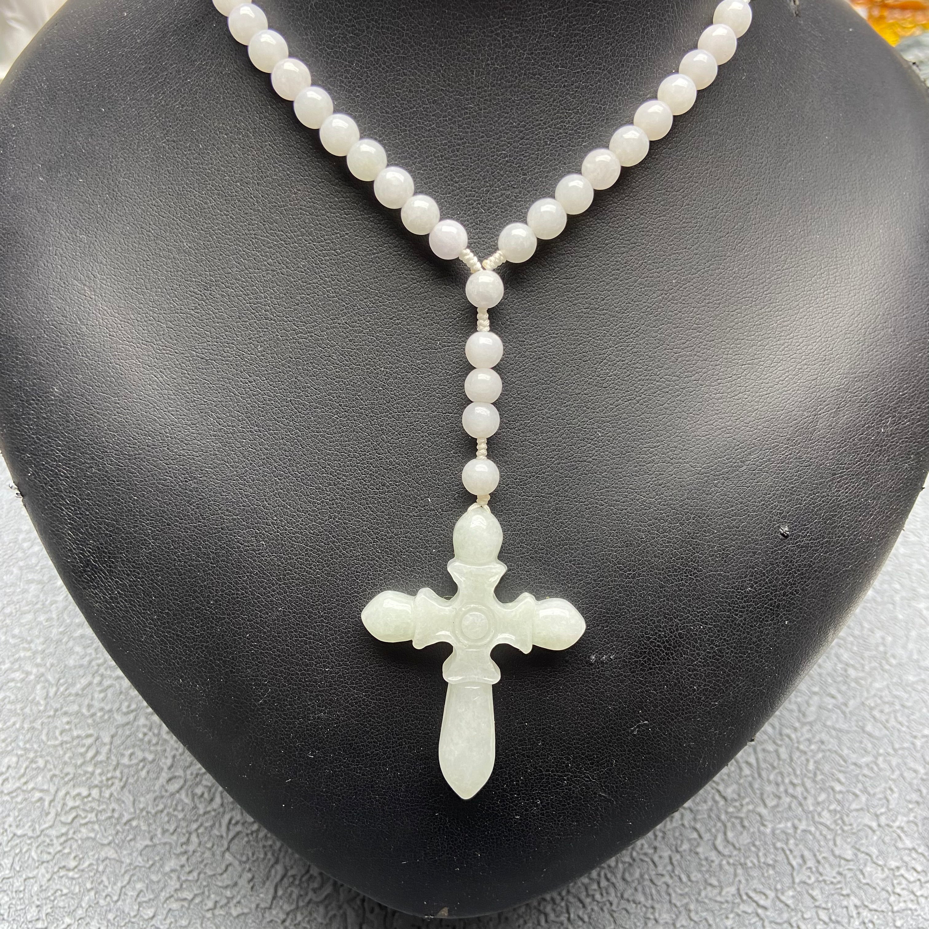 Burma jade rosary