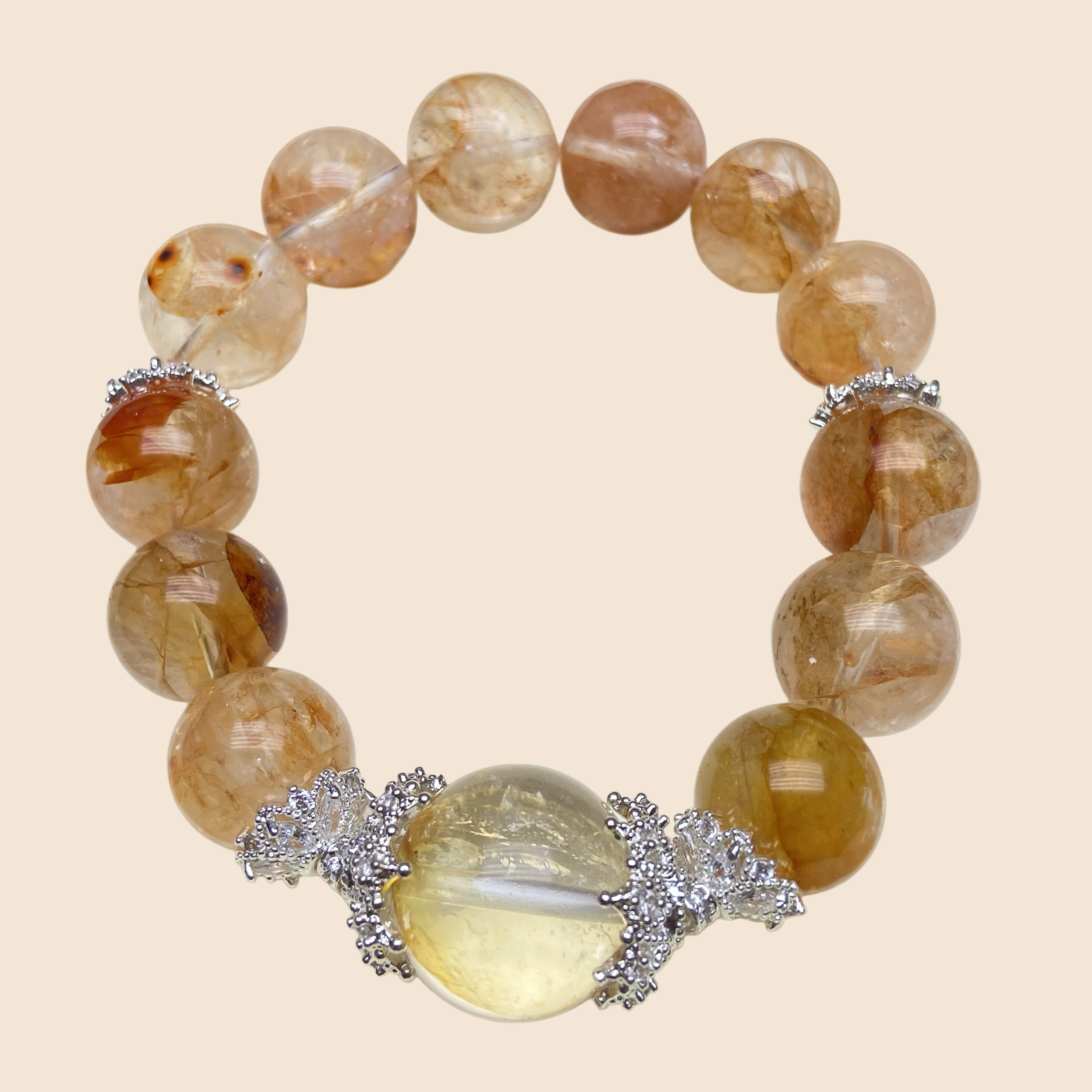 DIY Natural Crystal Bracelet – All-in-One Energy Collection | Super Seven Rainbow Hematite Red Amphibole | Complete Blessings | Unique & Custom-Made