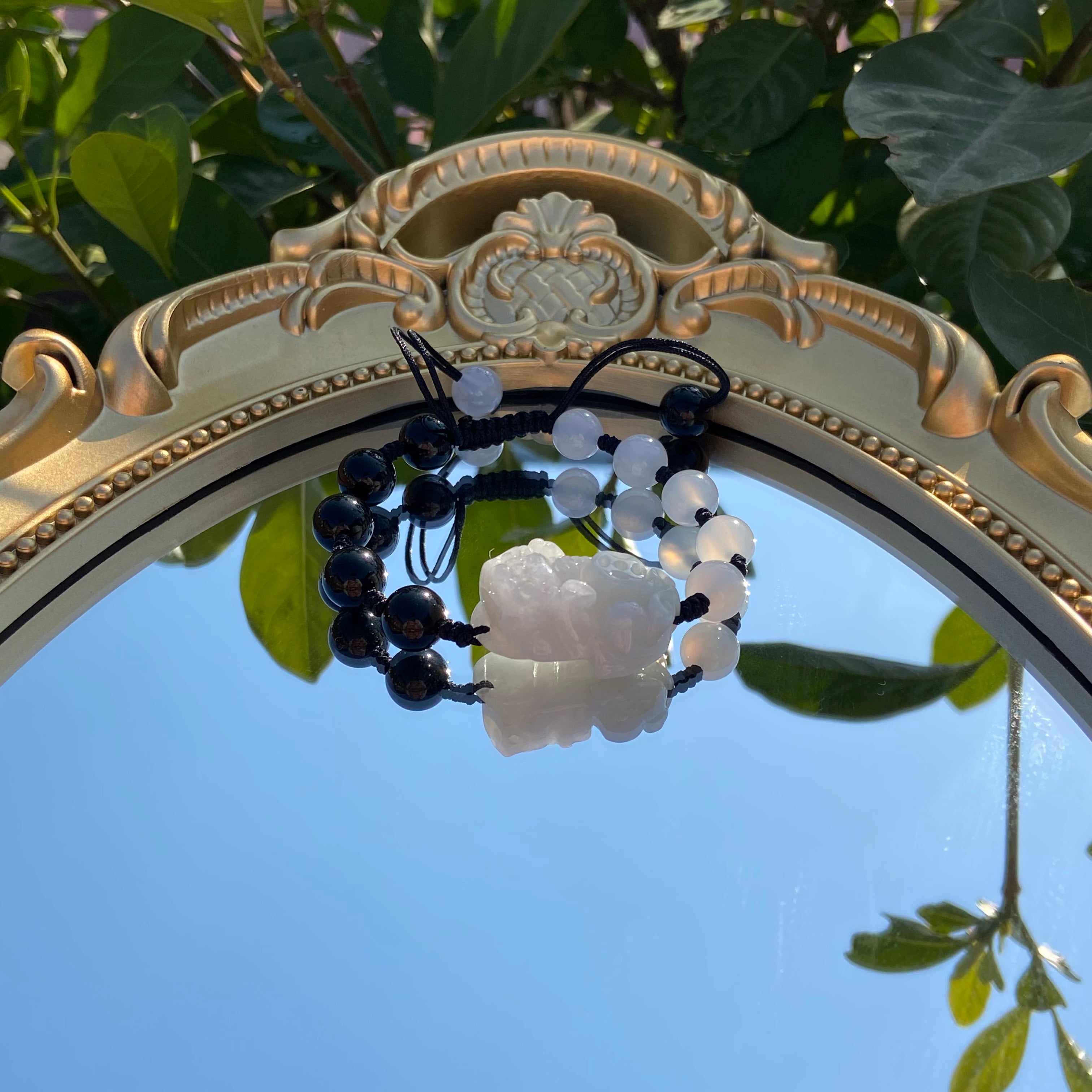 Jade Pixiu Handcrafted Braided Bracelet - Spiritual Feng Shui Accessory for Luck Enhancement