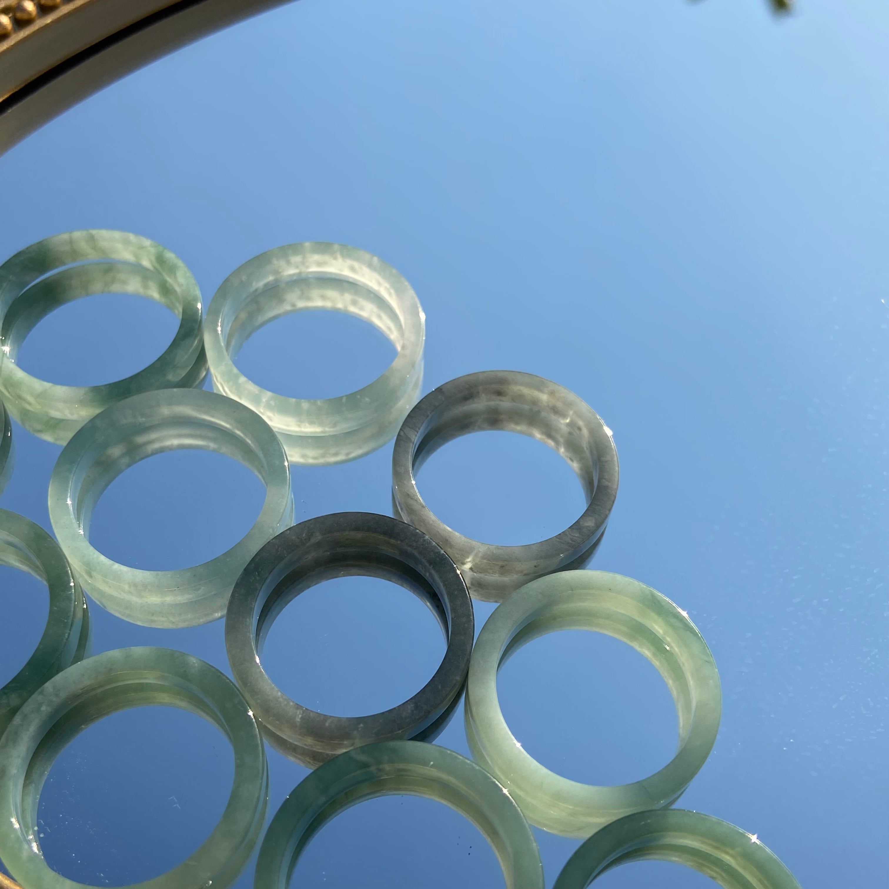 Natural Myanmar Jade Ring - Authentic Burmese Jadeite Jewelry | Elegant Daily Wear