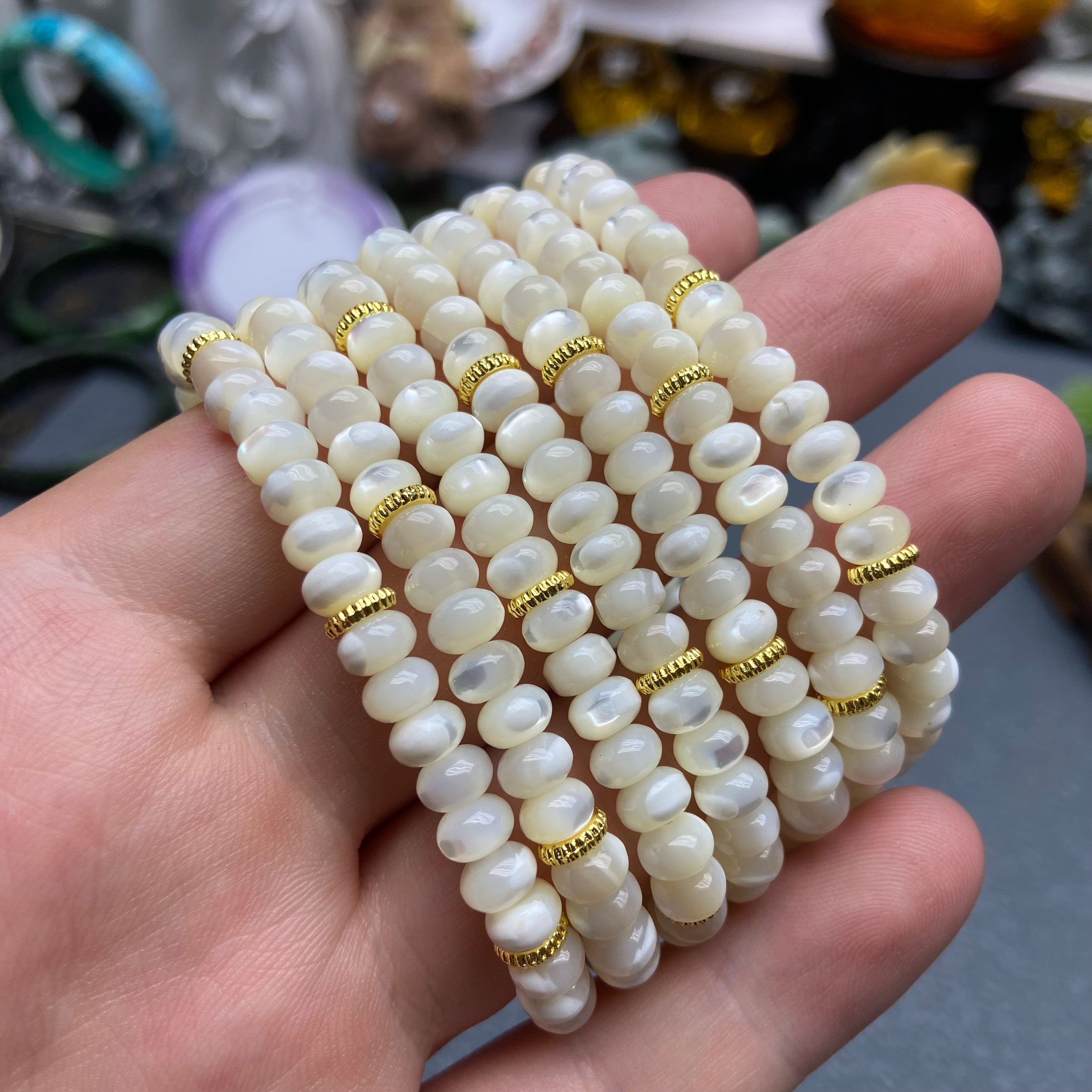 Shell bracelet slab shape