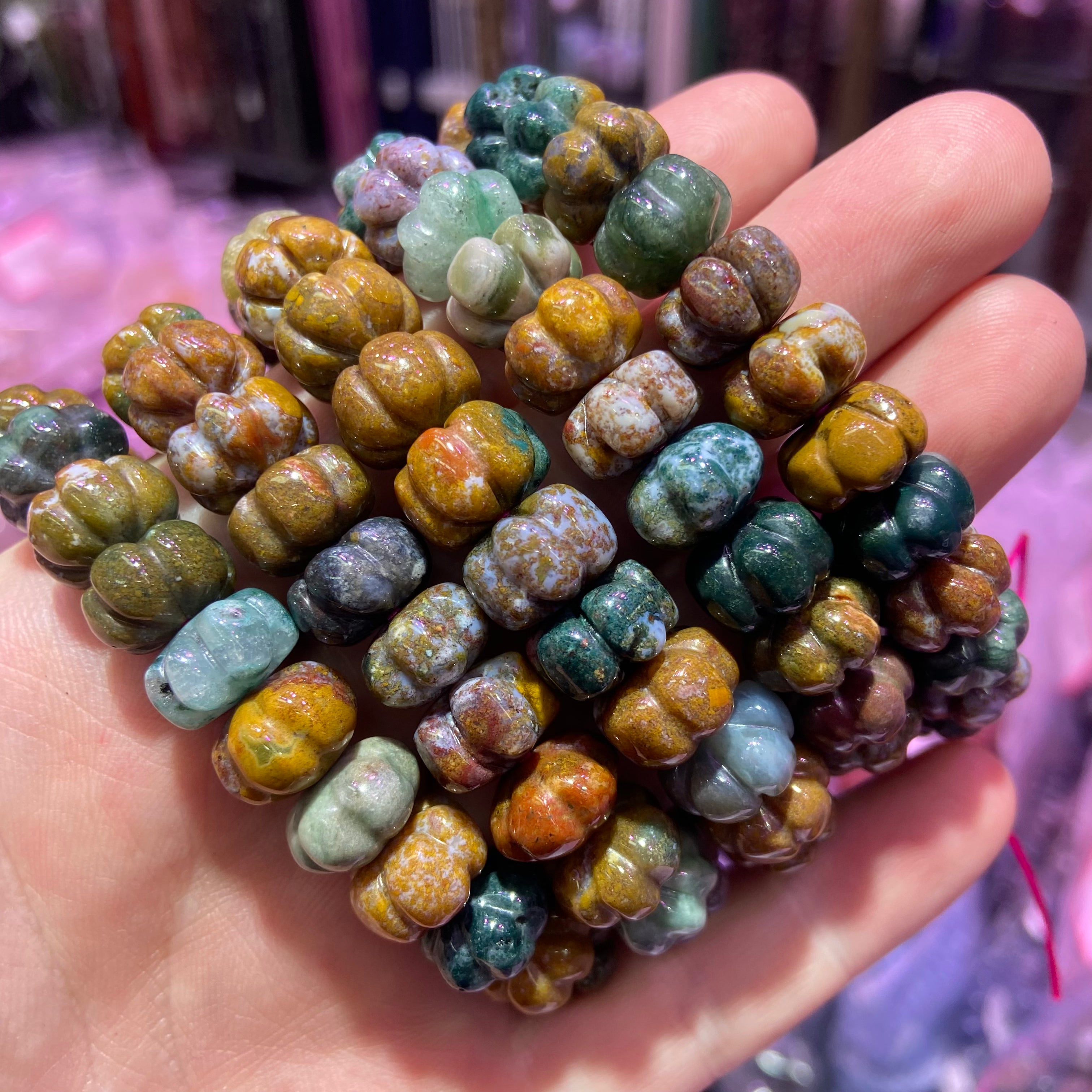 Nature ocean jasper bracelet