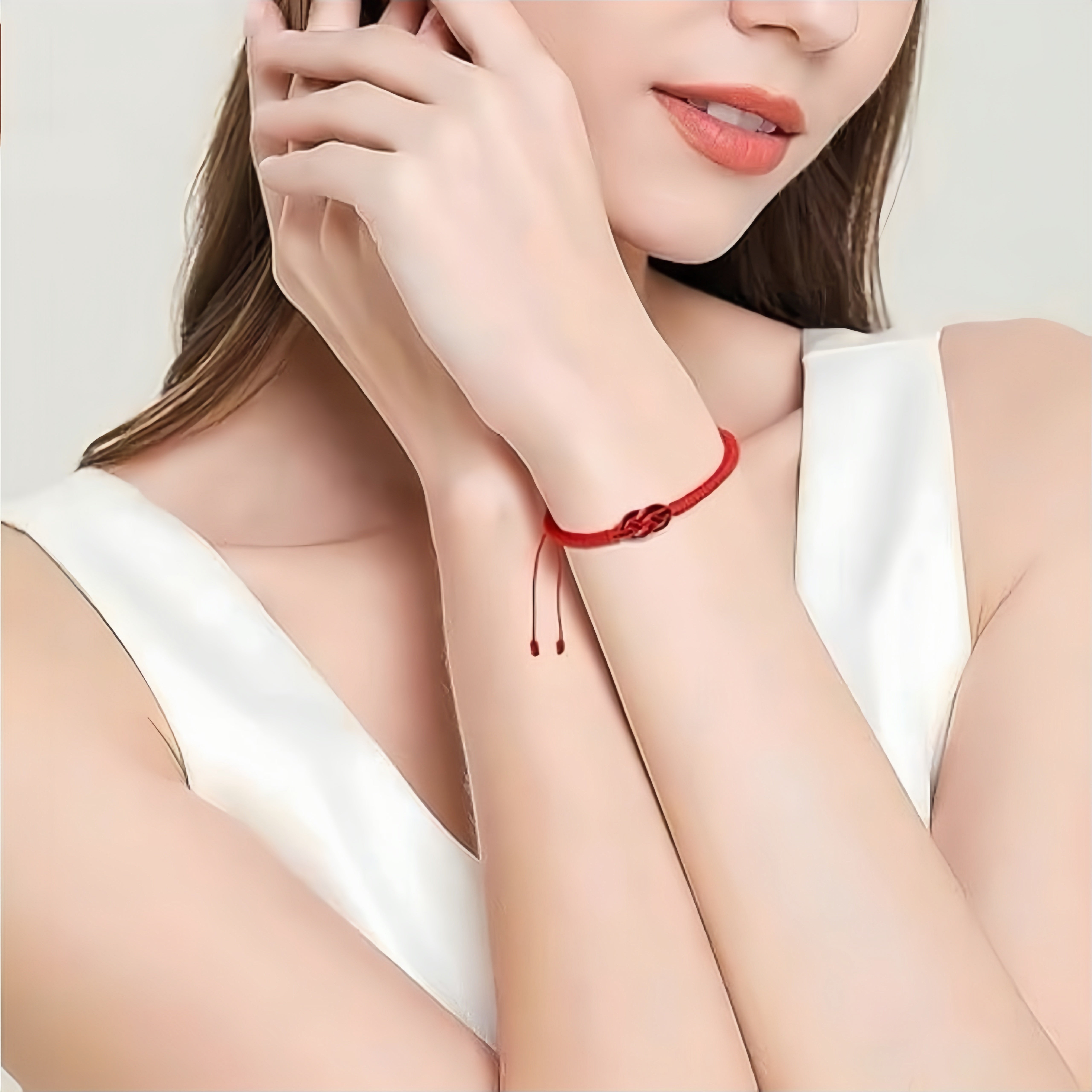 Lucky red string bracelets for women