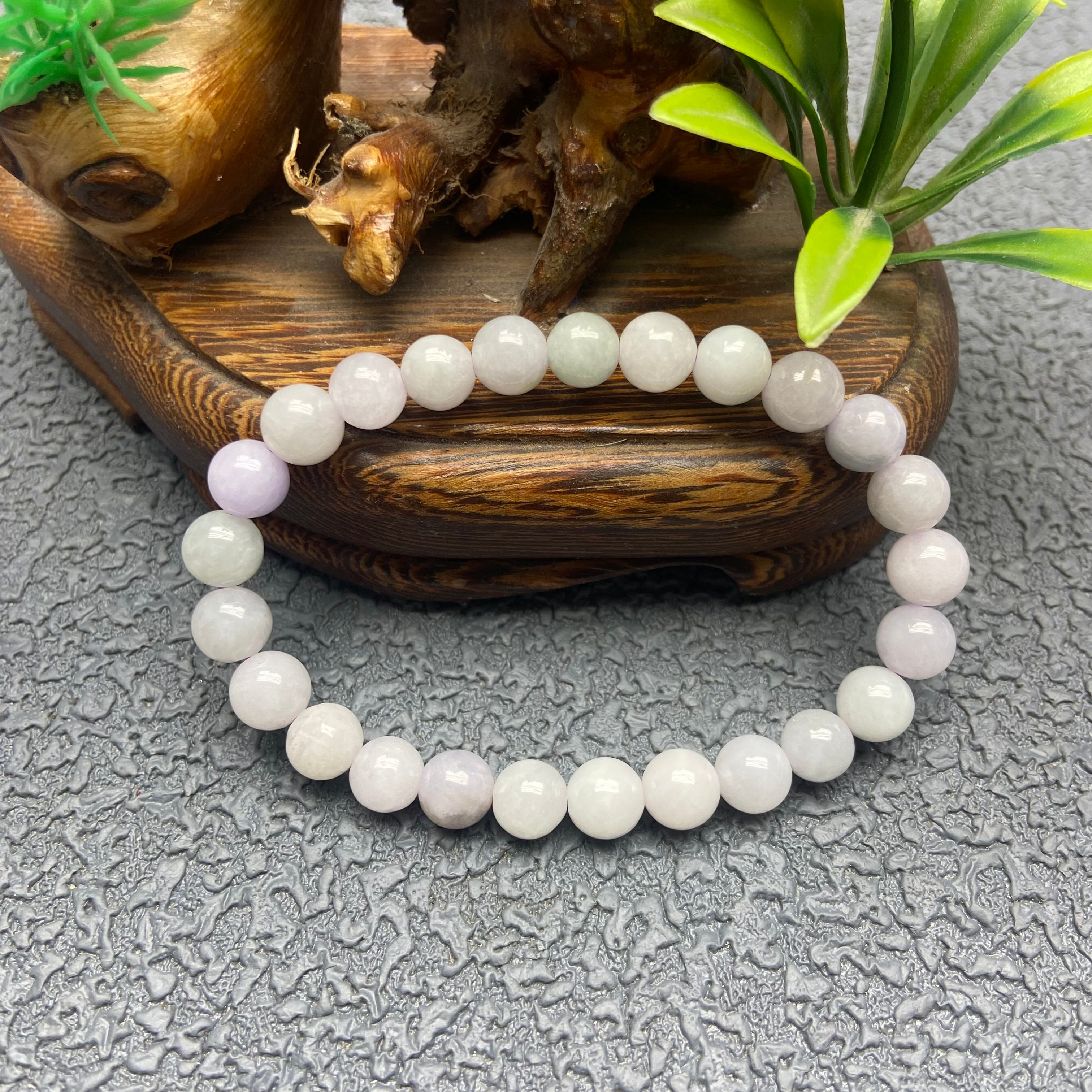 Burma jade lavender color bracelet